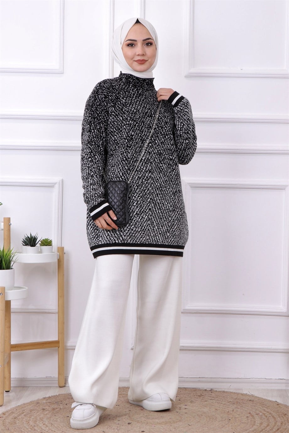 DİK YAKA KARYAĞDI TUNİK