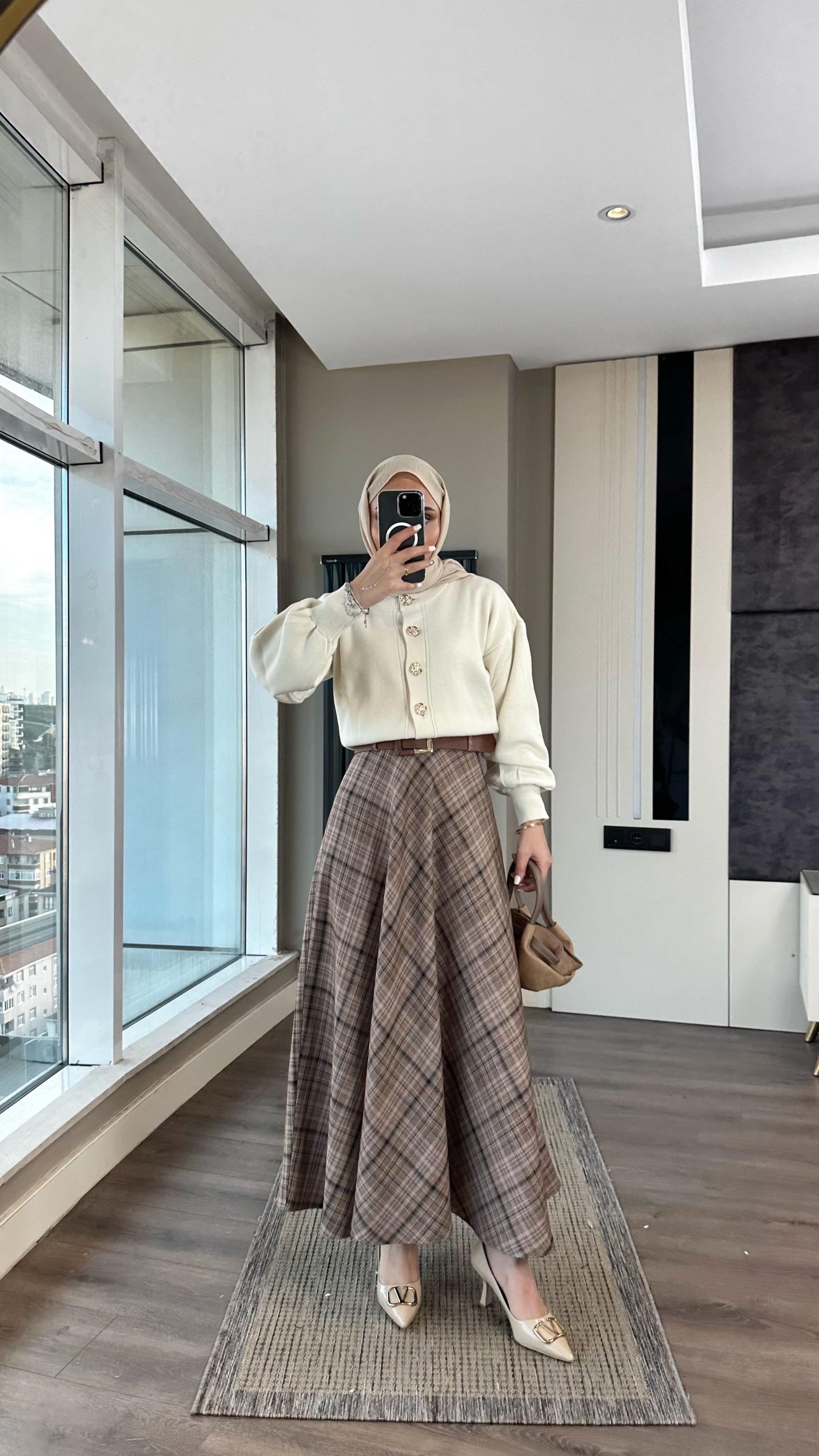 Kemerli Etek DubaiShowroomALT GİYİM54678