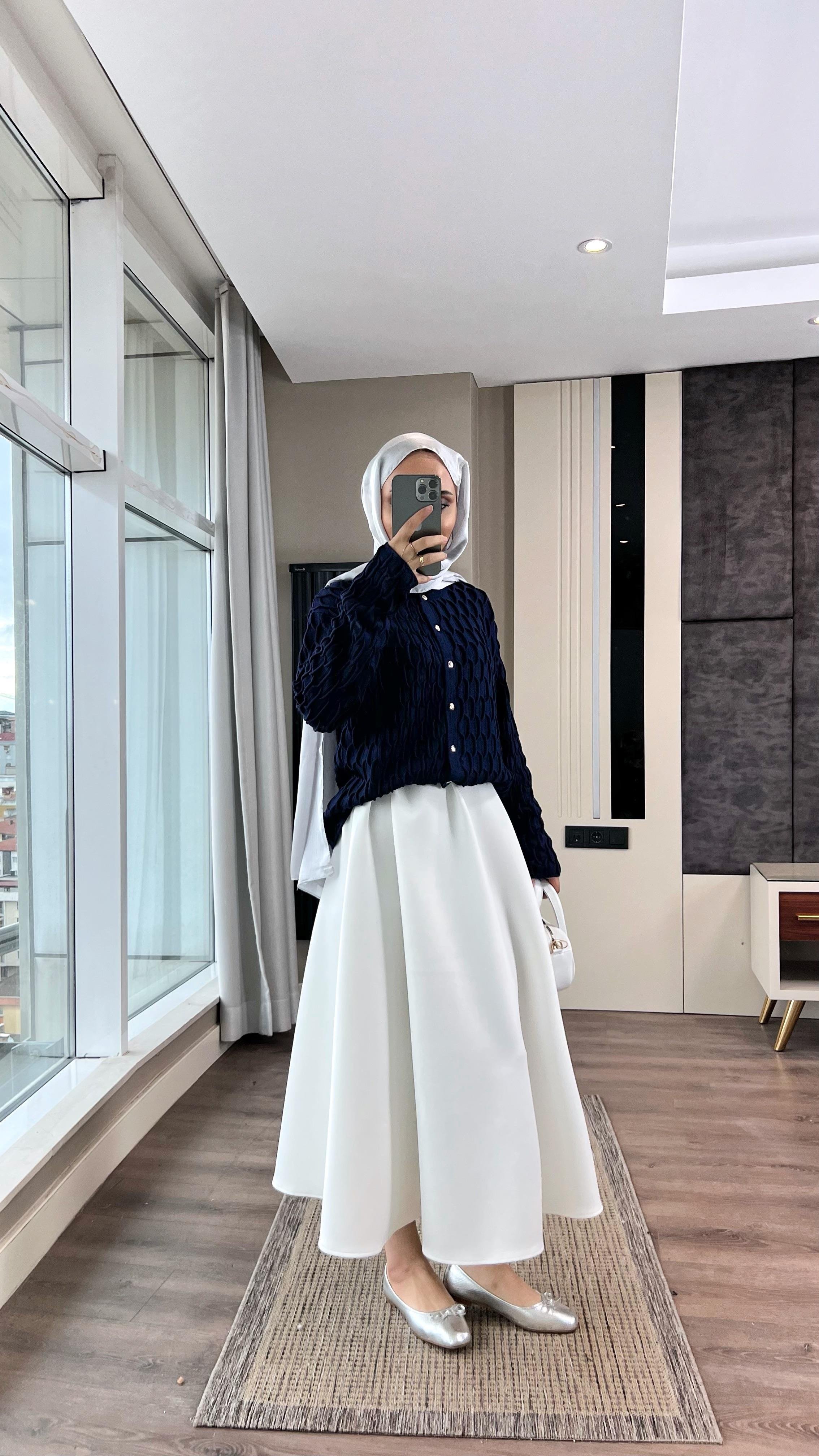 Soğuk İplik Hırka LacivertDubaiShowroomDIŞ GİYİM03060