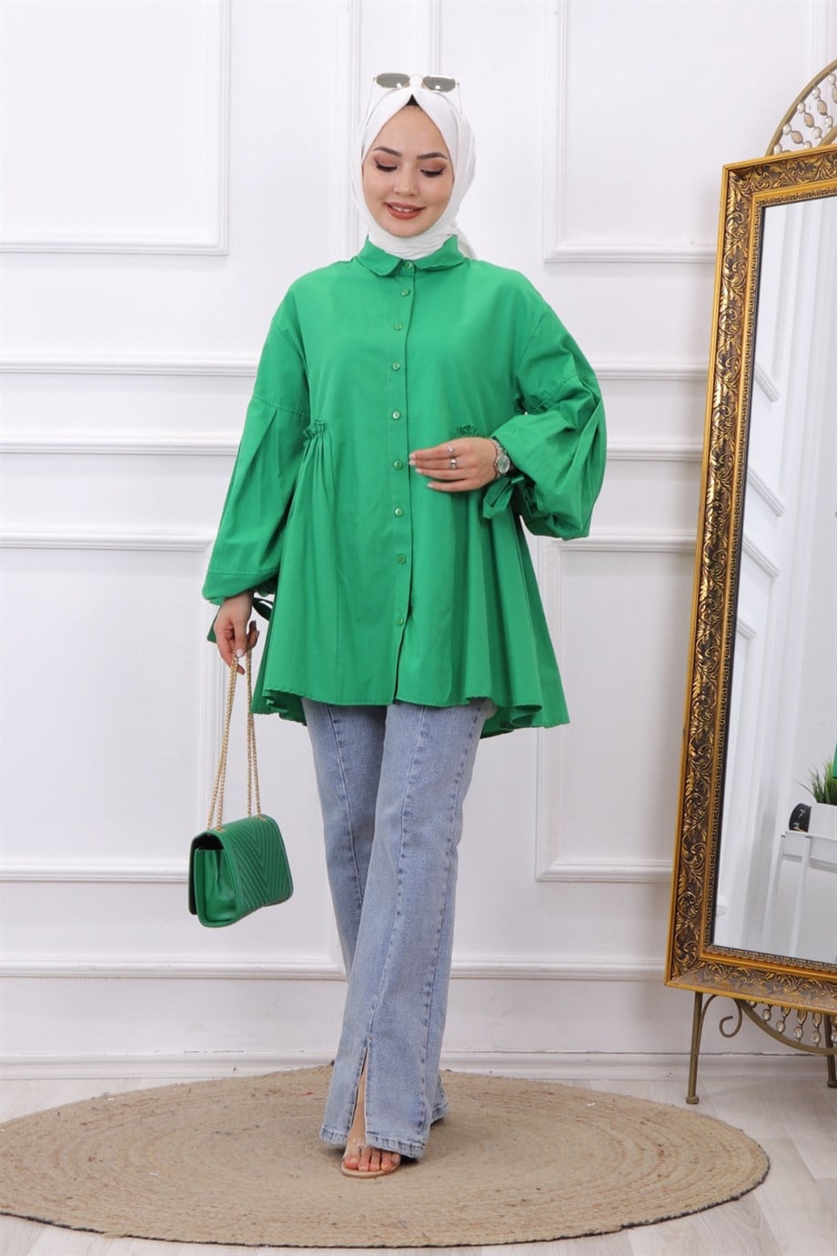 ELLA TUNİK YEŞİL