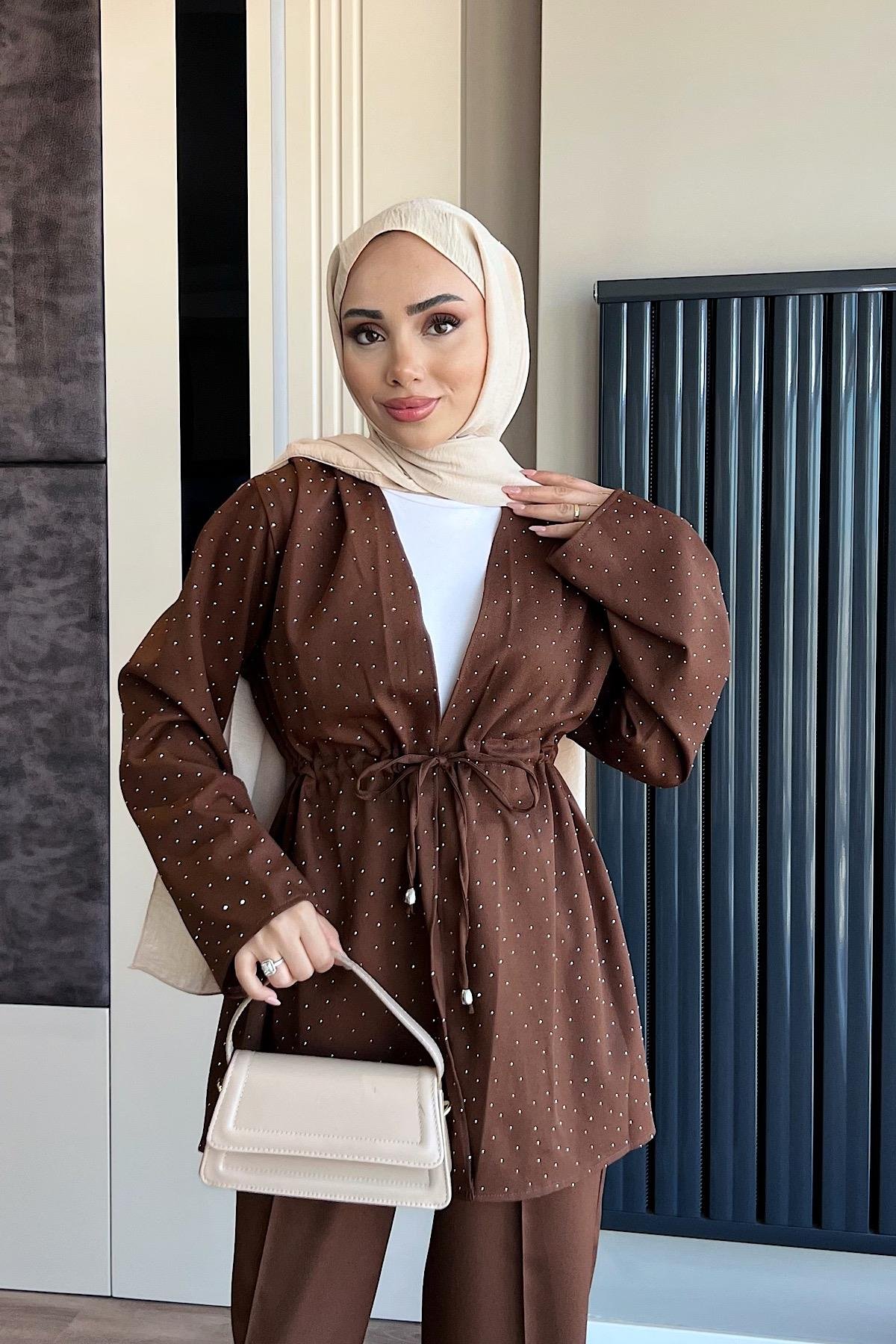 Üzeri Taşlı İkili Takım DubaiShowroomTAKIM04727