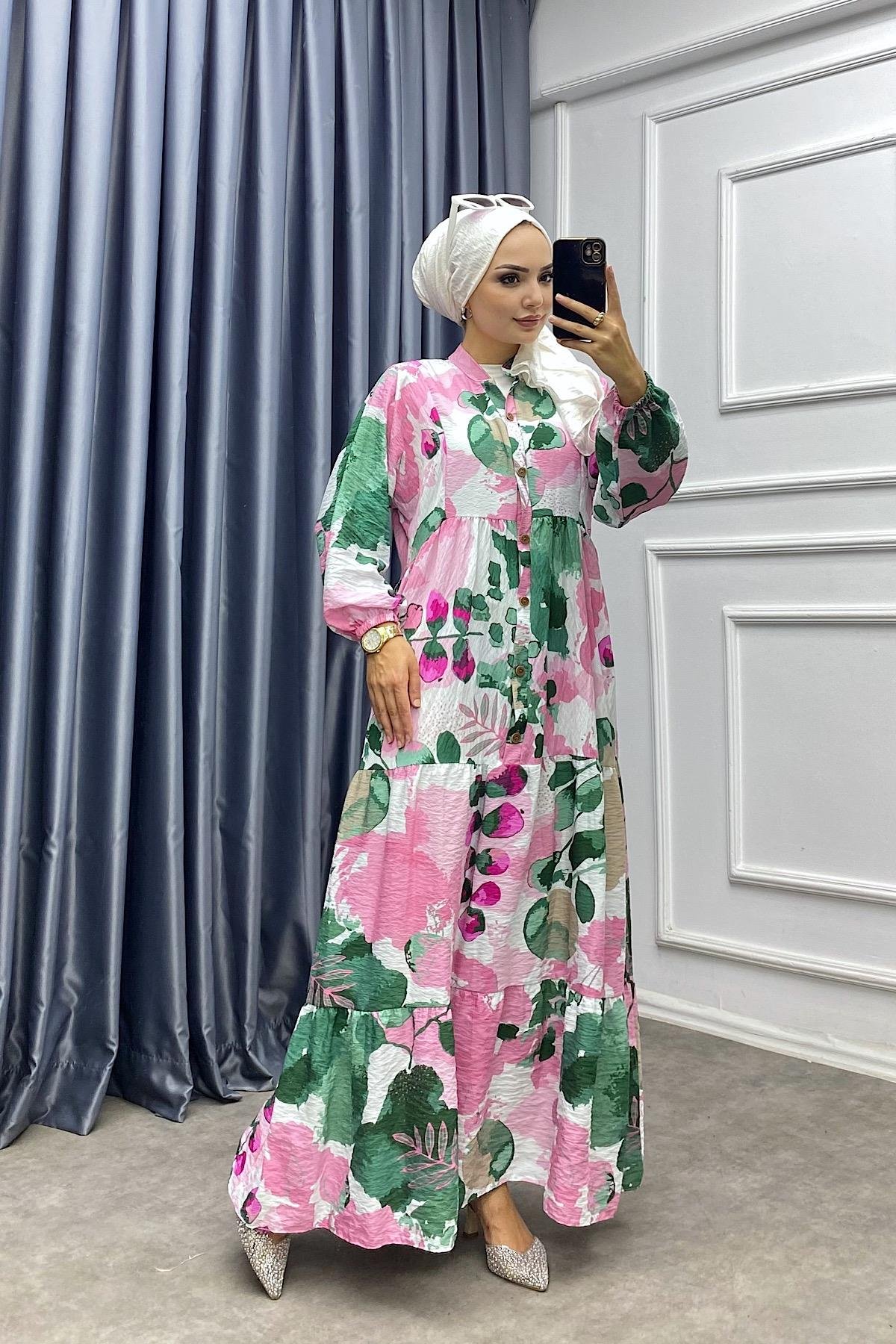 İlayda elbise Pembe