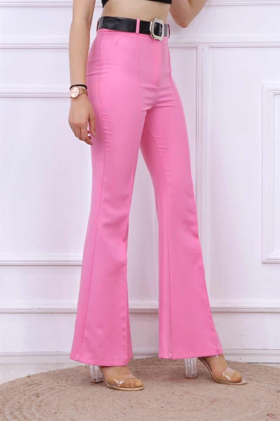 KEMERLİ İSPANYOL PEMBE