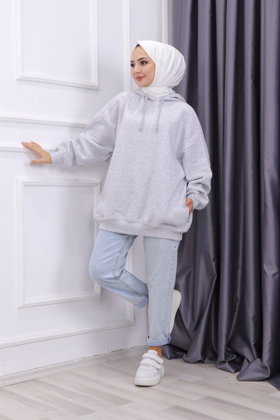OVERSİZE SWEAT GRİ