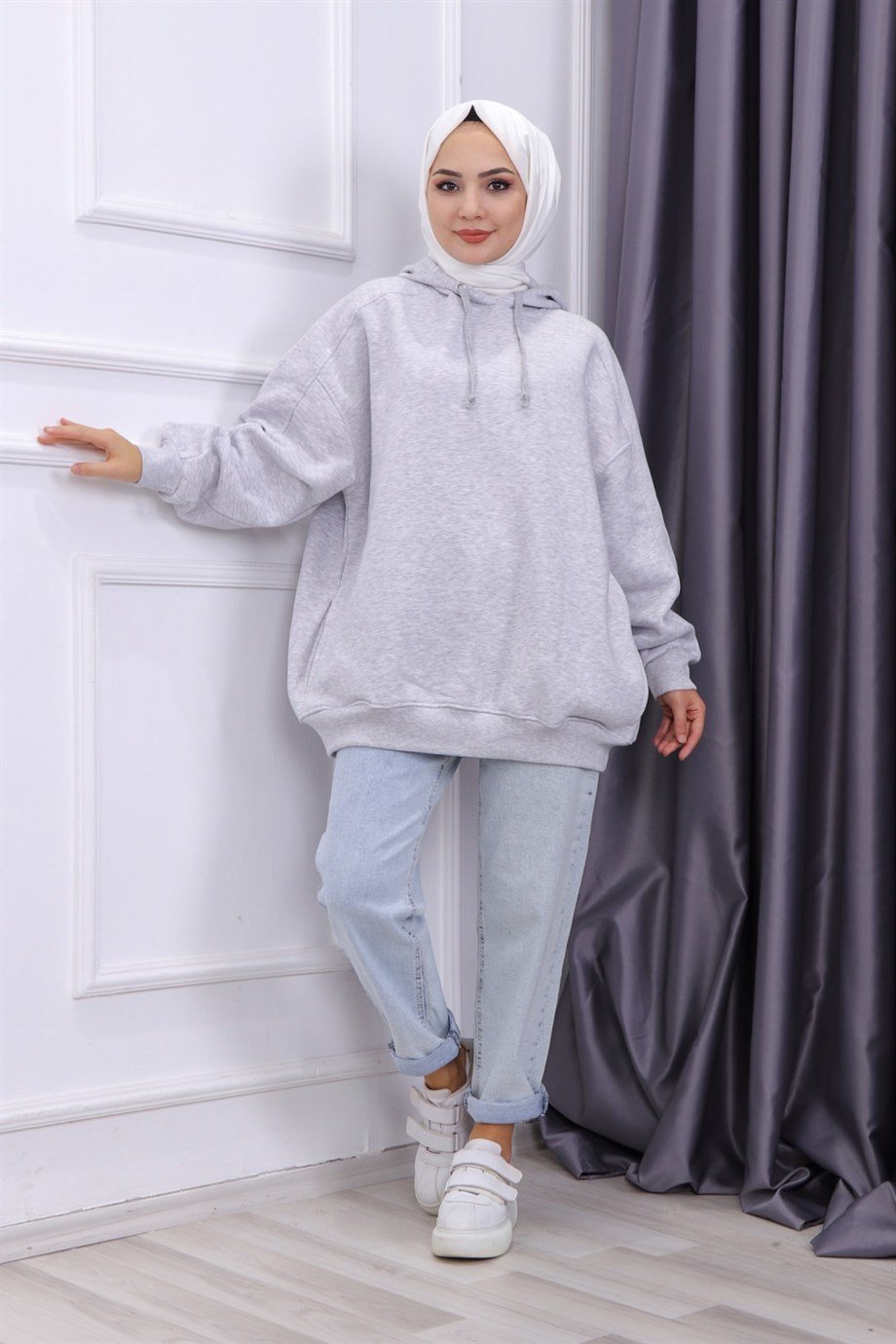 OVERSİZE SWEAT GRİ