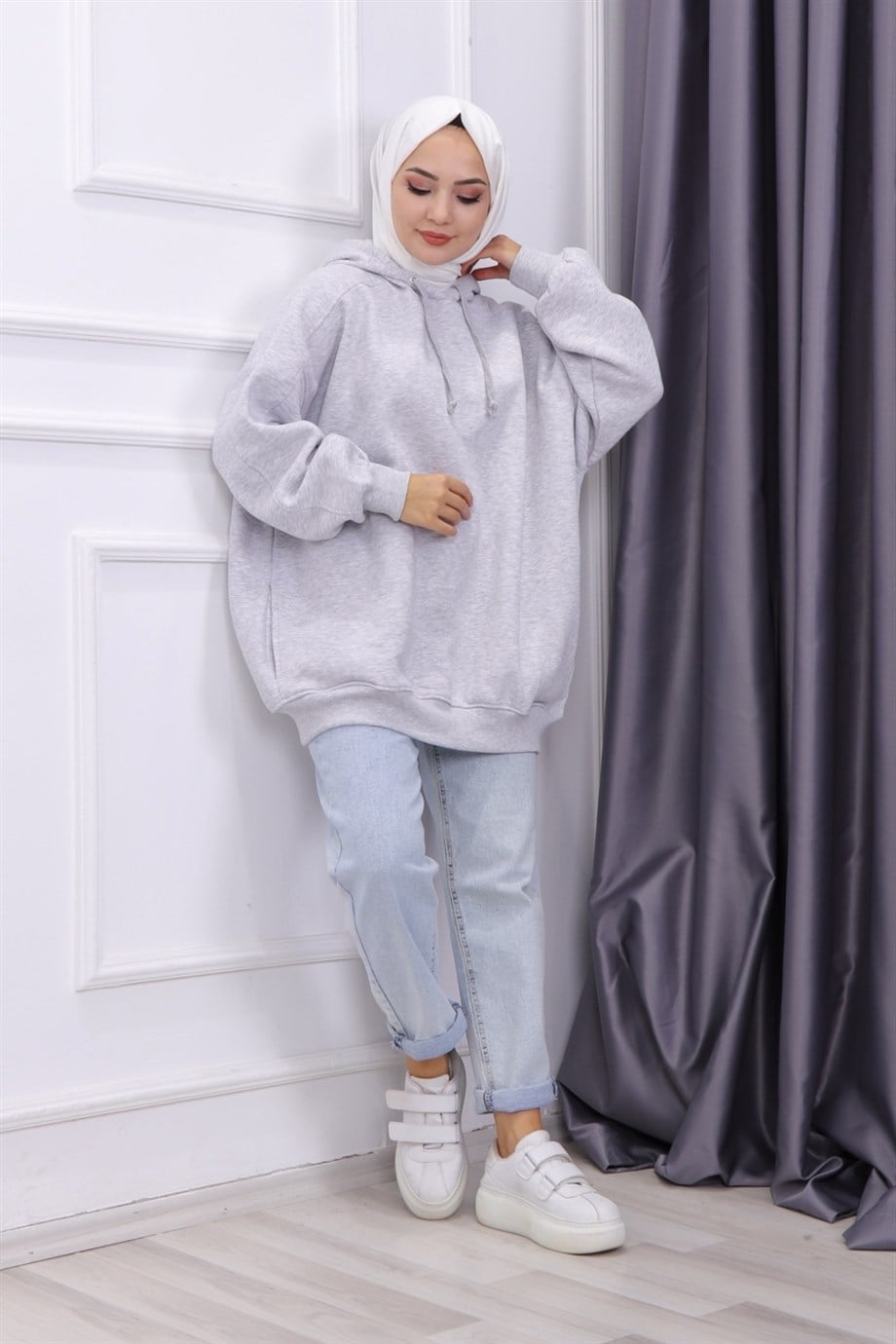 OVERSİZE SWEAT GRİ
