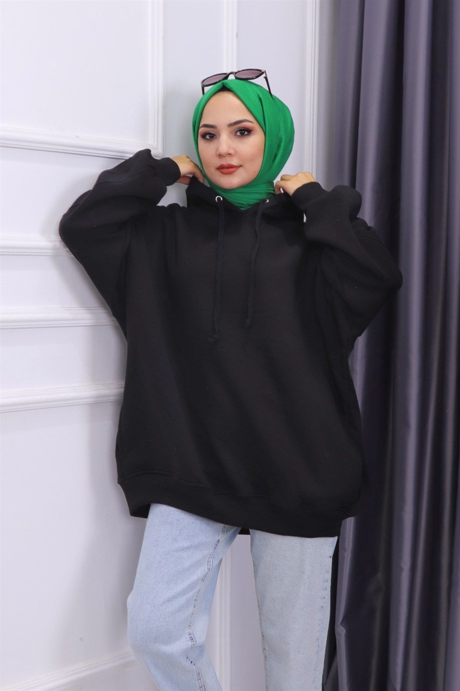 OVERSİZE SWEAT SİYAH