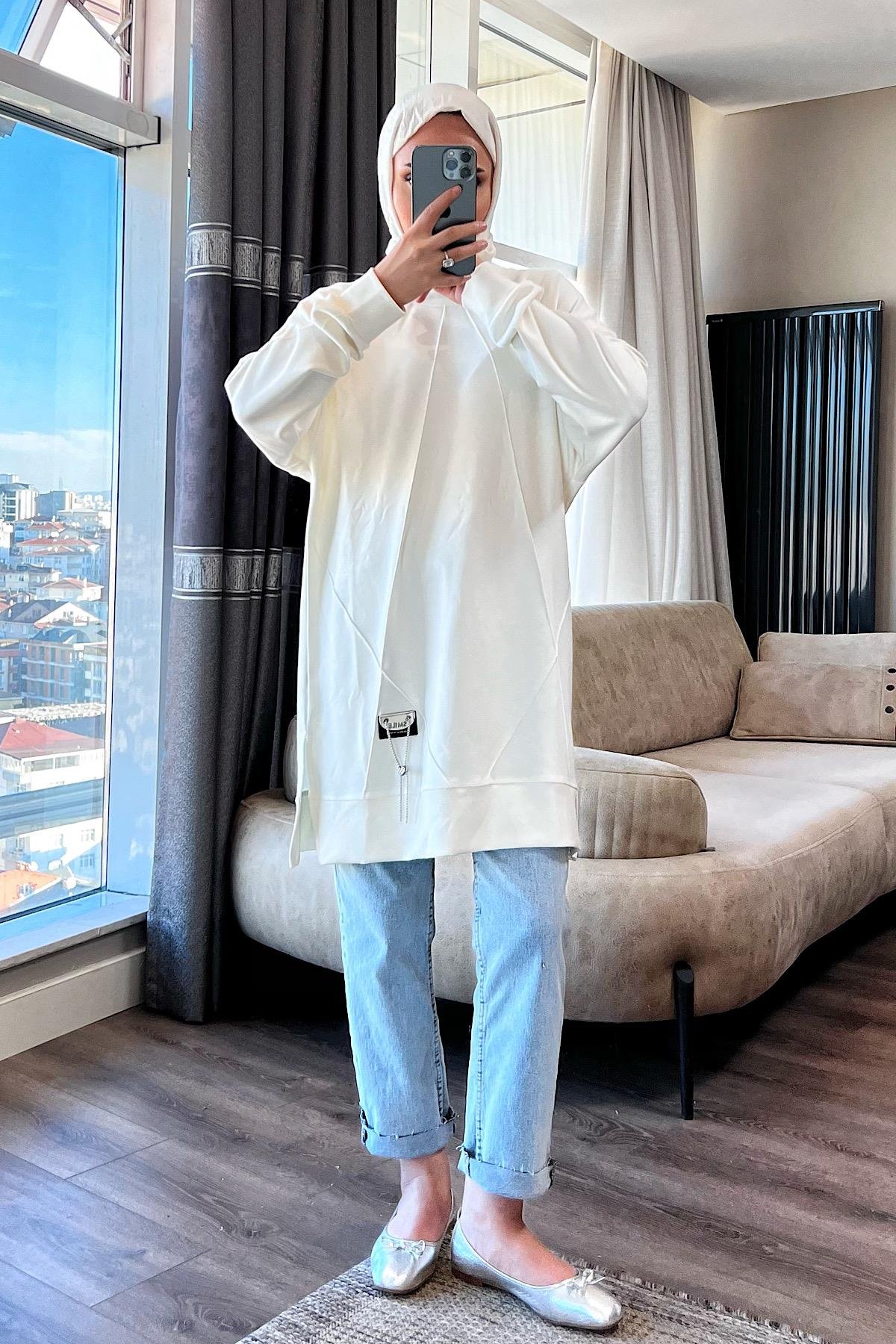 Oysho tunik Beyaz