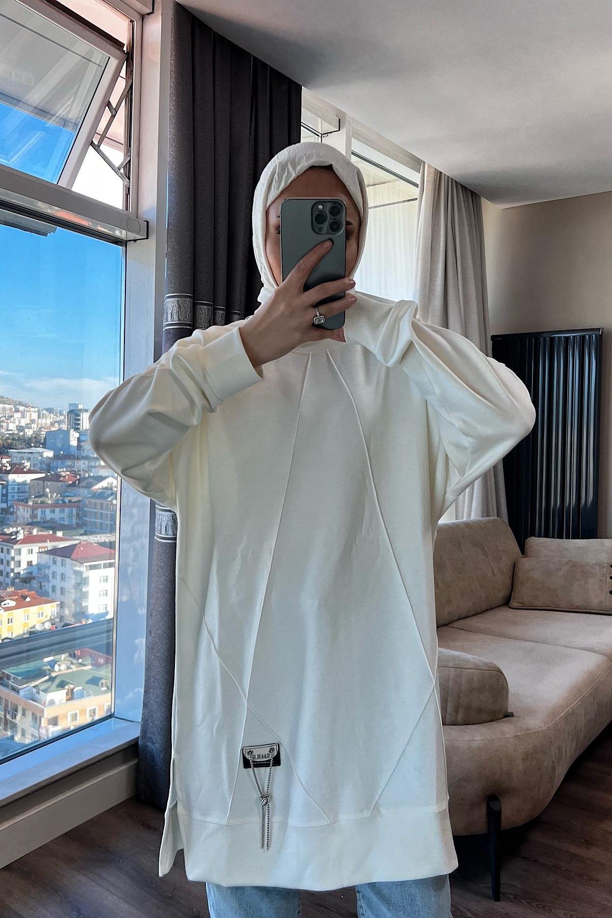 Oysho tunik Beyaz