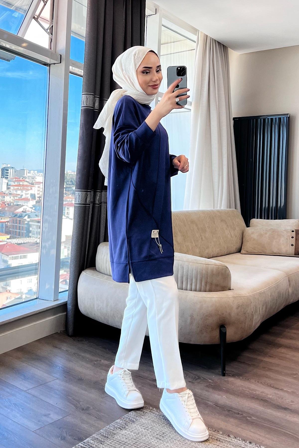 Oysho tunik Lacivert 