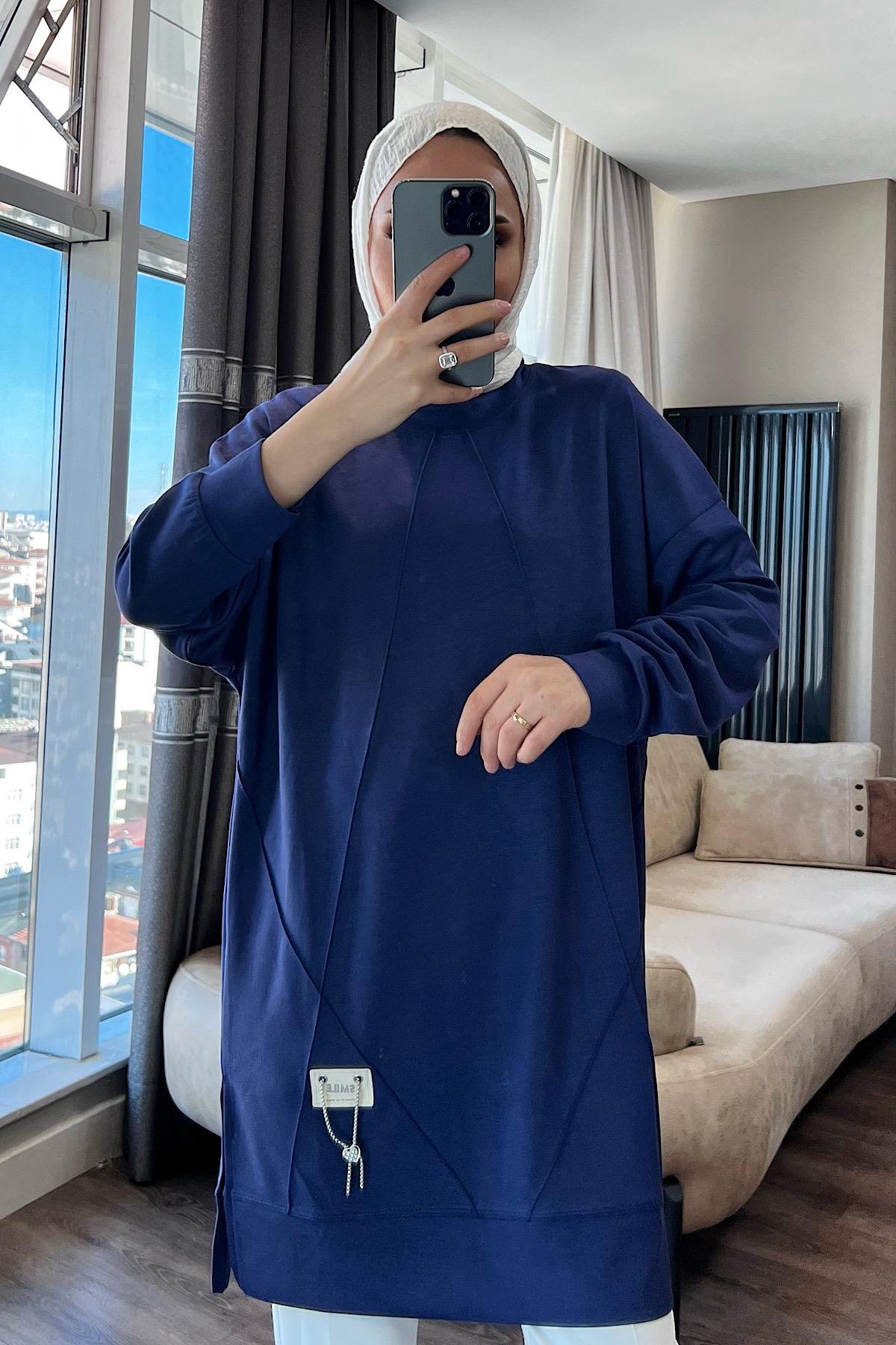 Oysho tunik Lacivert 