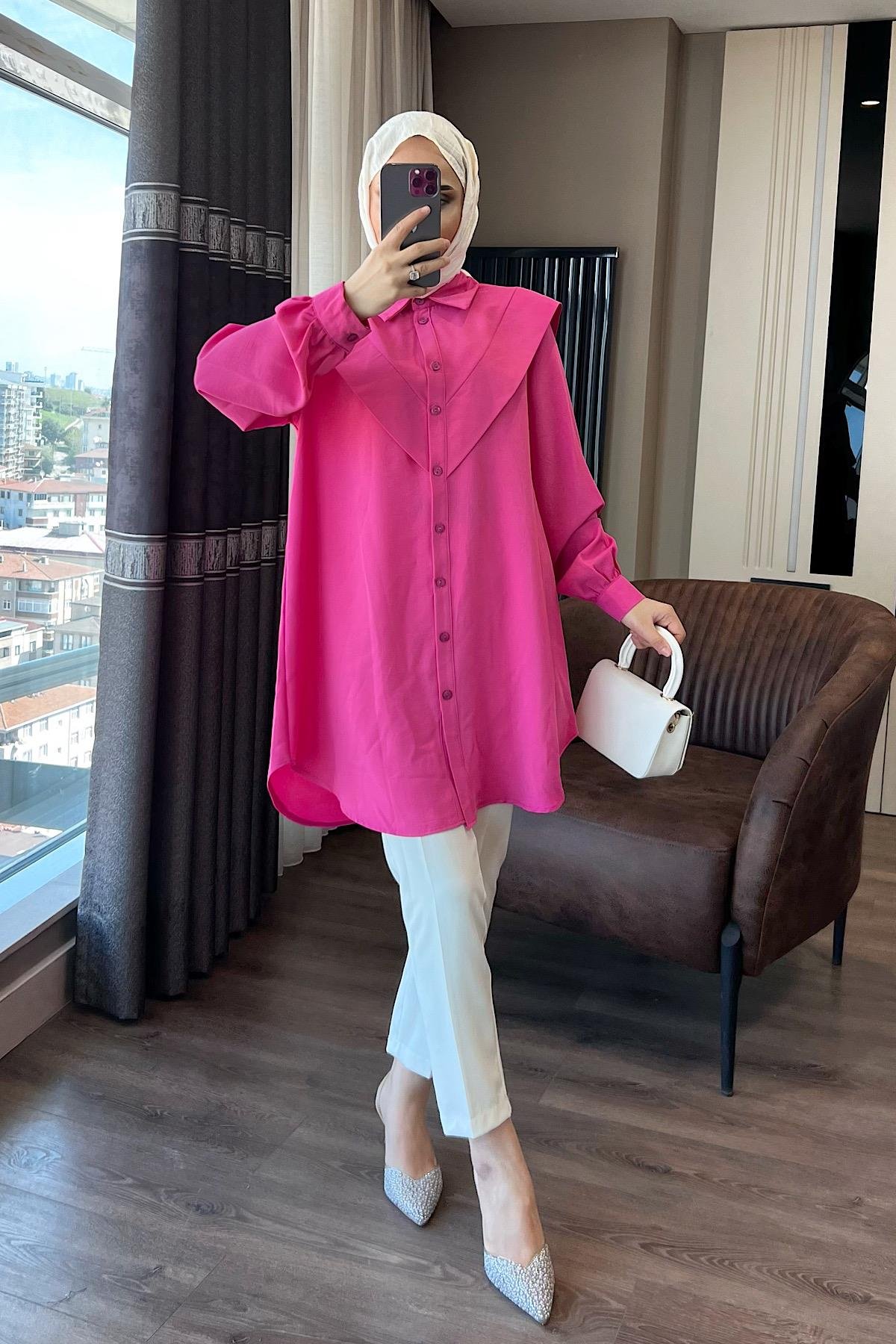 Pelerinli Tunik