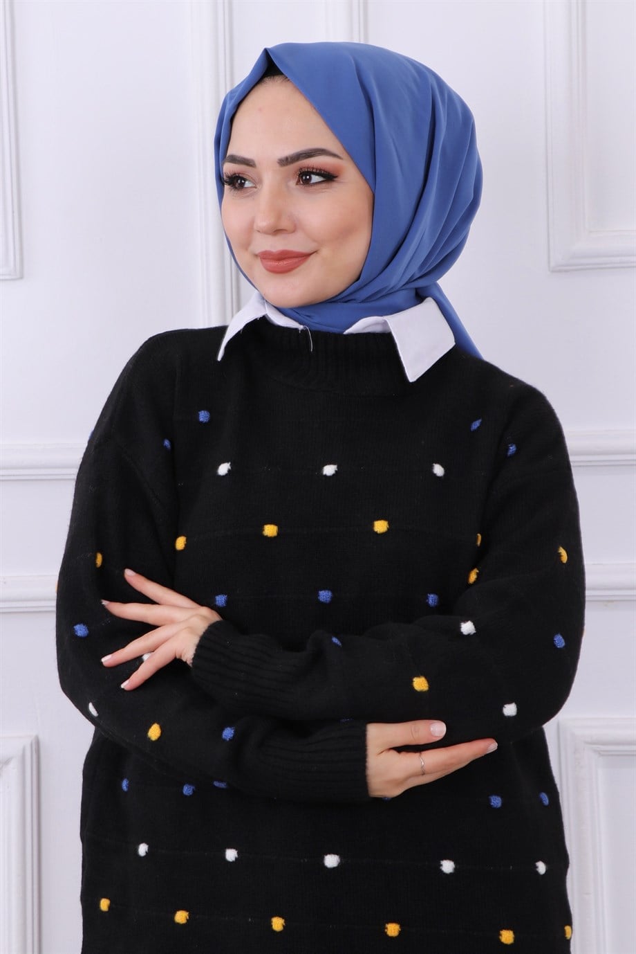 PONPONLU TUNİK SİYAH