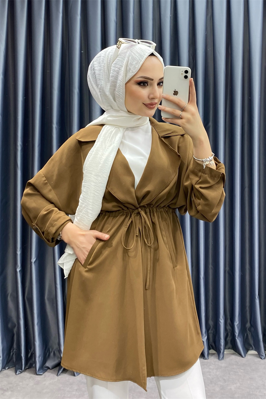 Şal yaka kap 