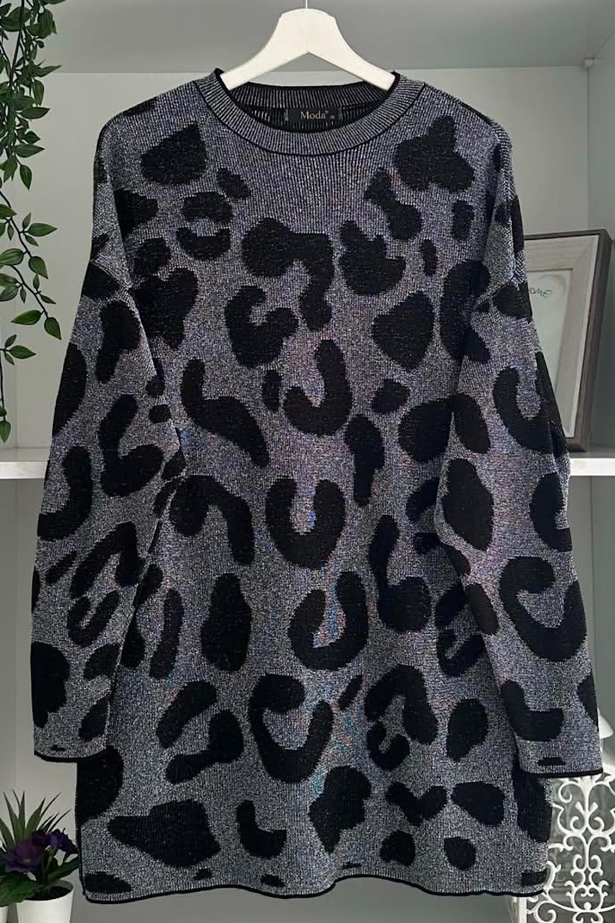 Simli Zebra Tunik