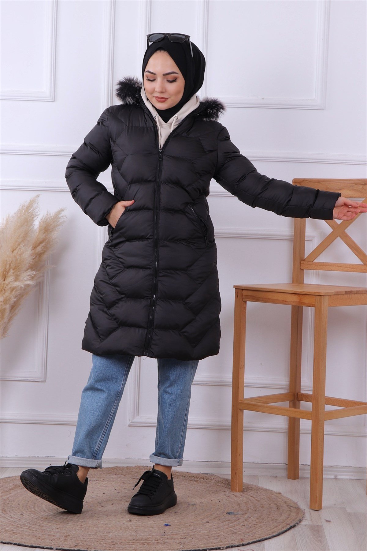ŞİŞME MONT SİYAH