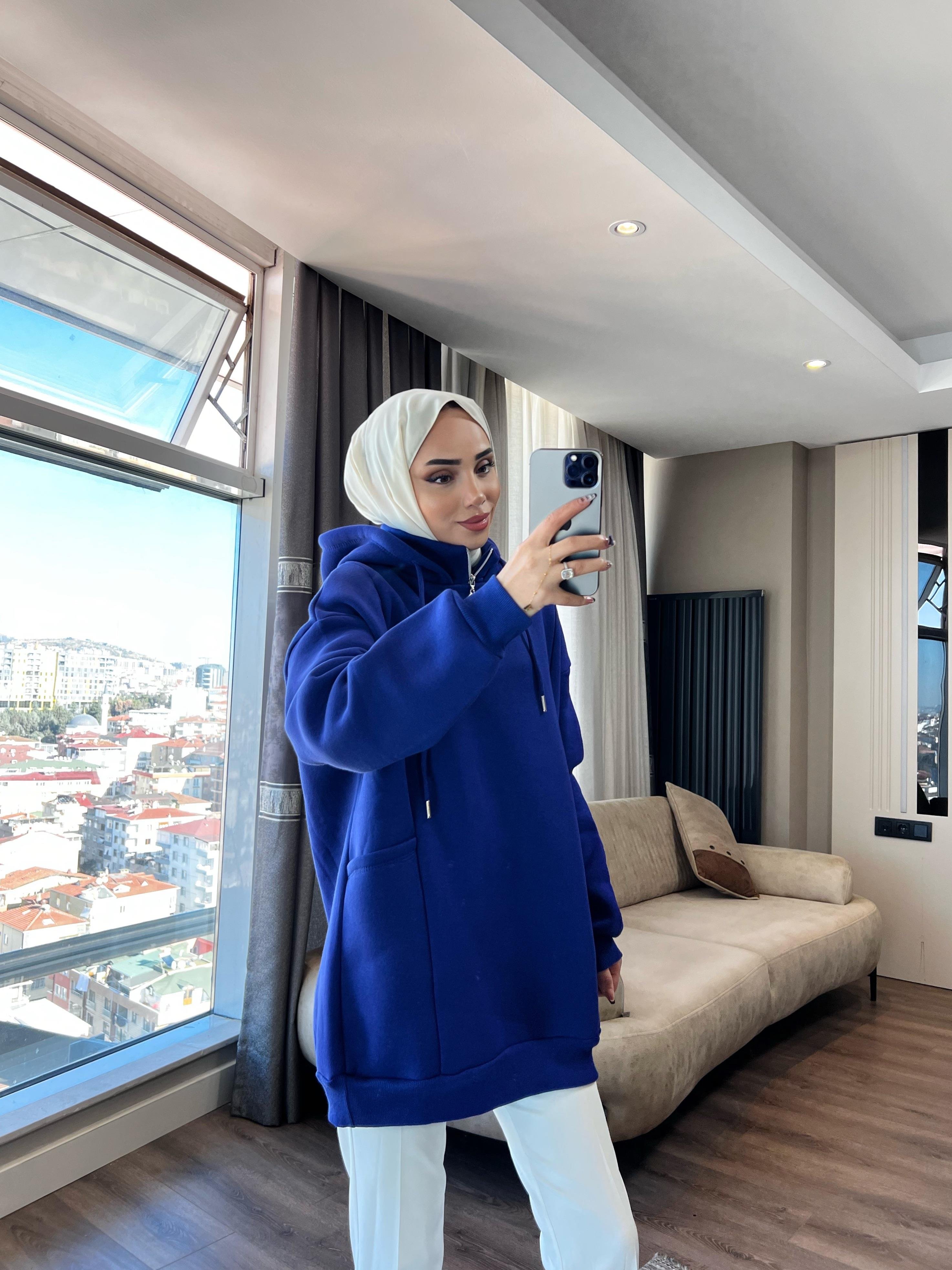 Yakası Fermuarlı Torba Cep
