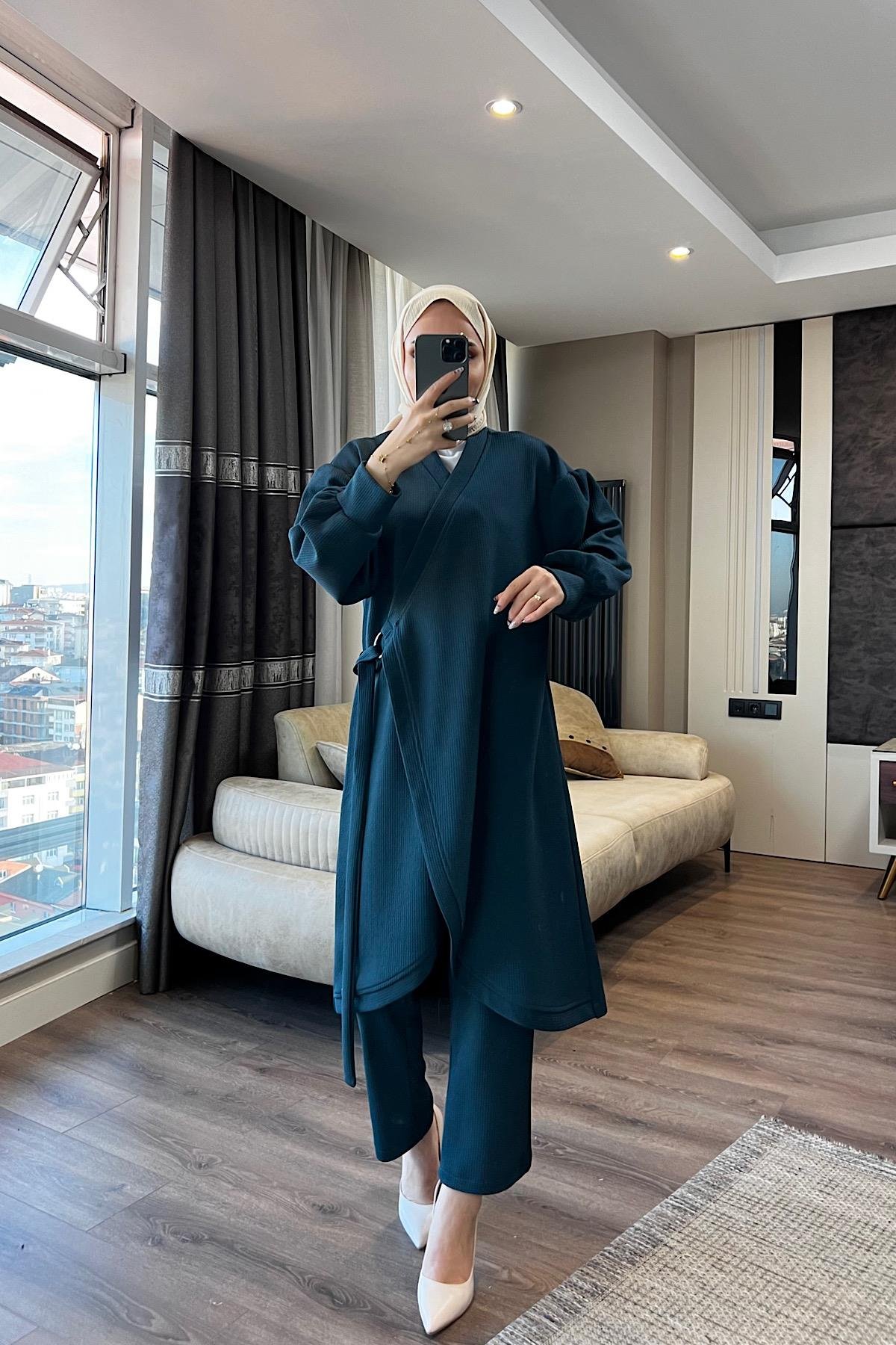 Yandan Bağlamalı takım yeşil