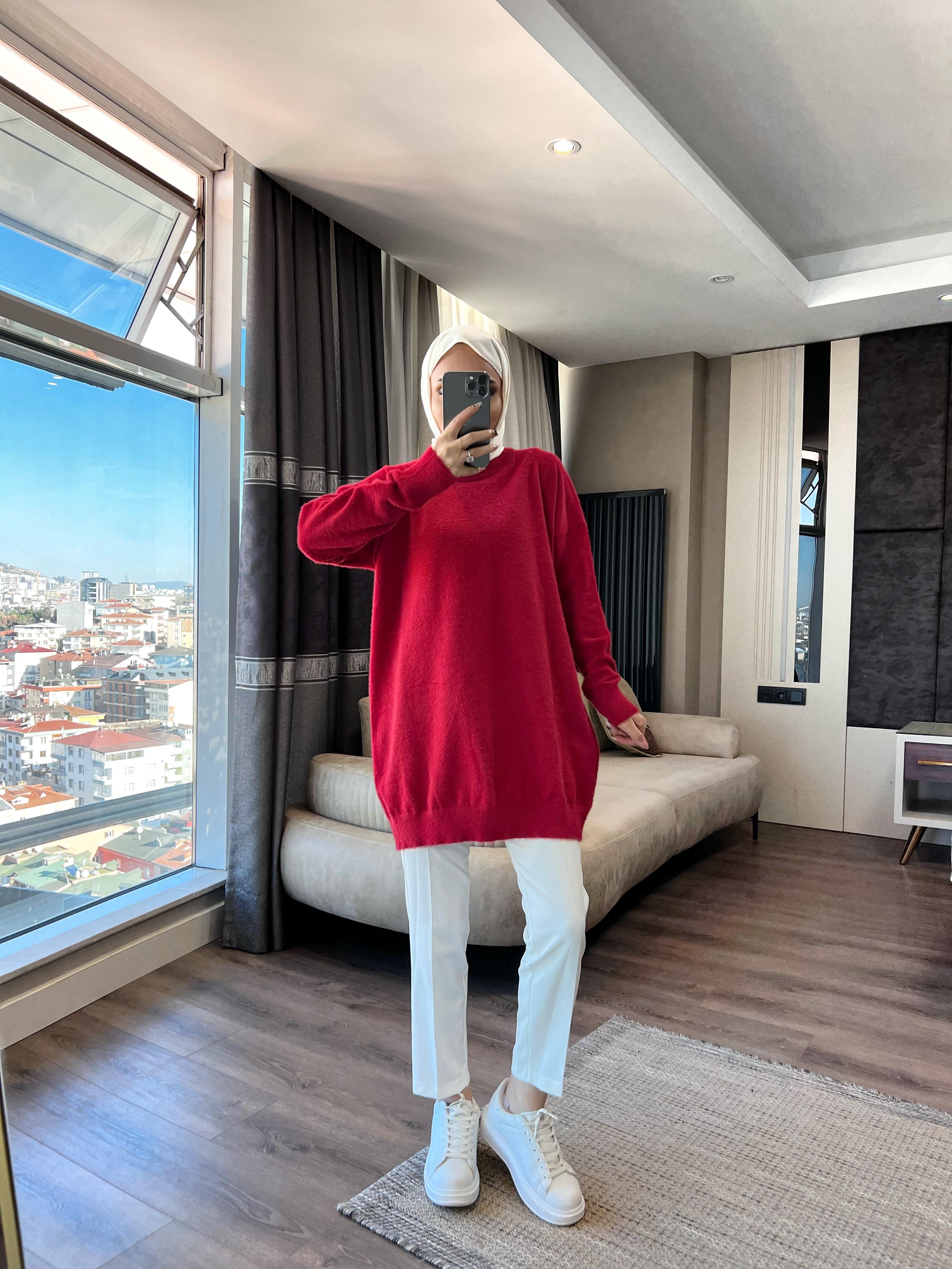 Yumoş Tunik Kırmızı
