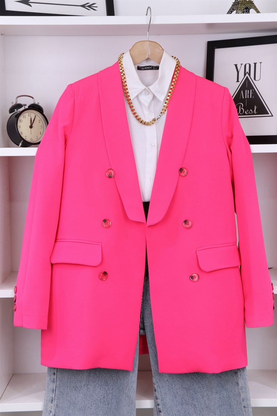 ZARA CEKET PEMBE