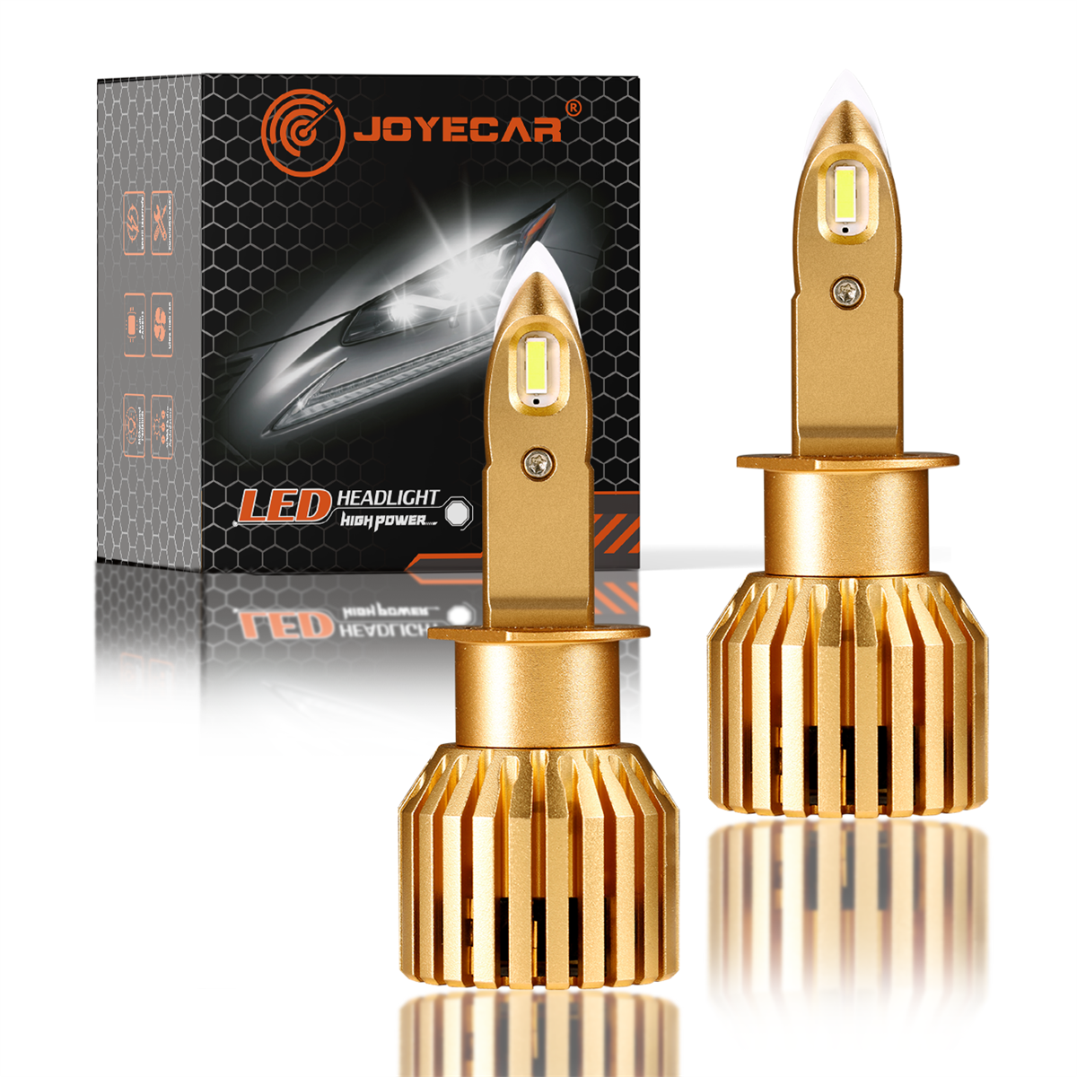 F10 Kurşun H1 Şimşek Etkili CSP Led Far Ampulü