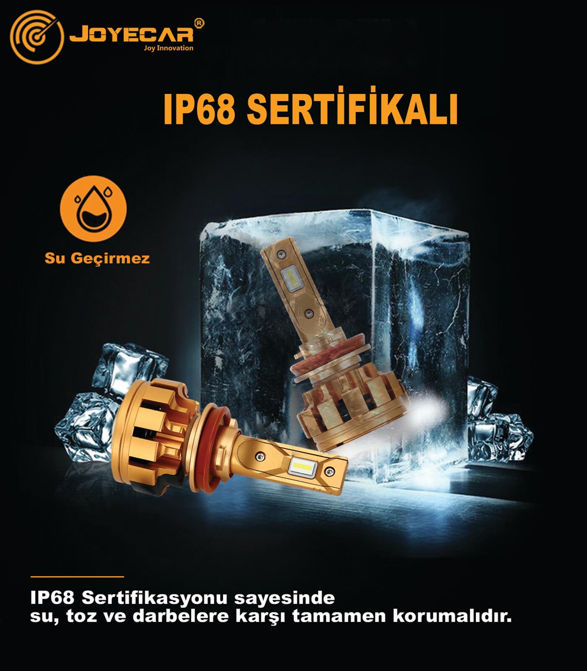 F16 Plus H4 Şimşek Etkili CSP Led Far Ampulü