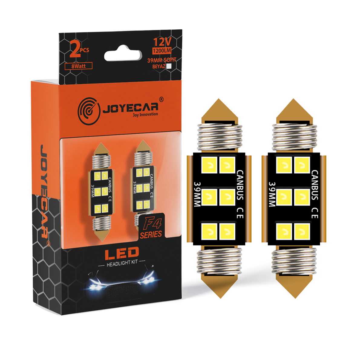 Joyecar F4 C5W Sofit İç Aydınlatma Led Far Ampul | 39mm