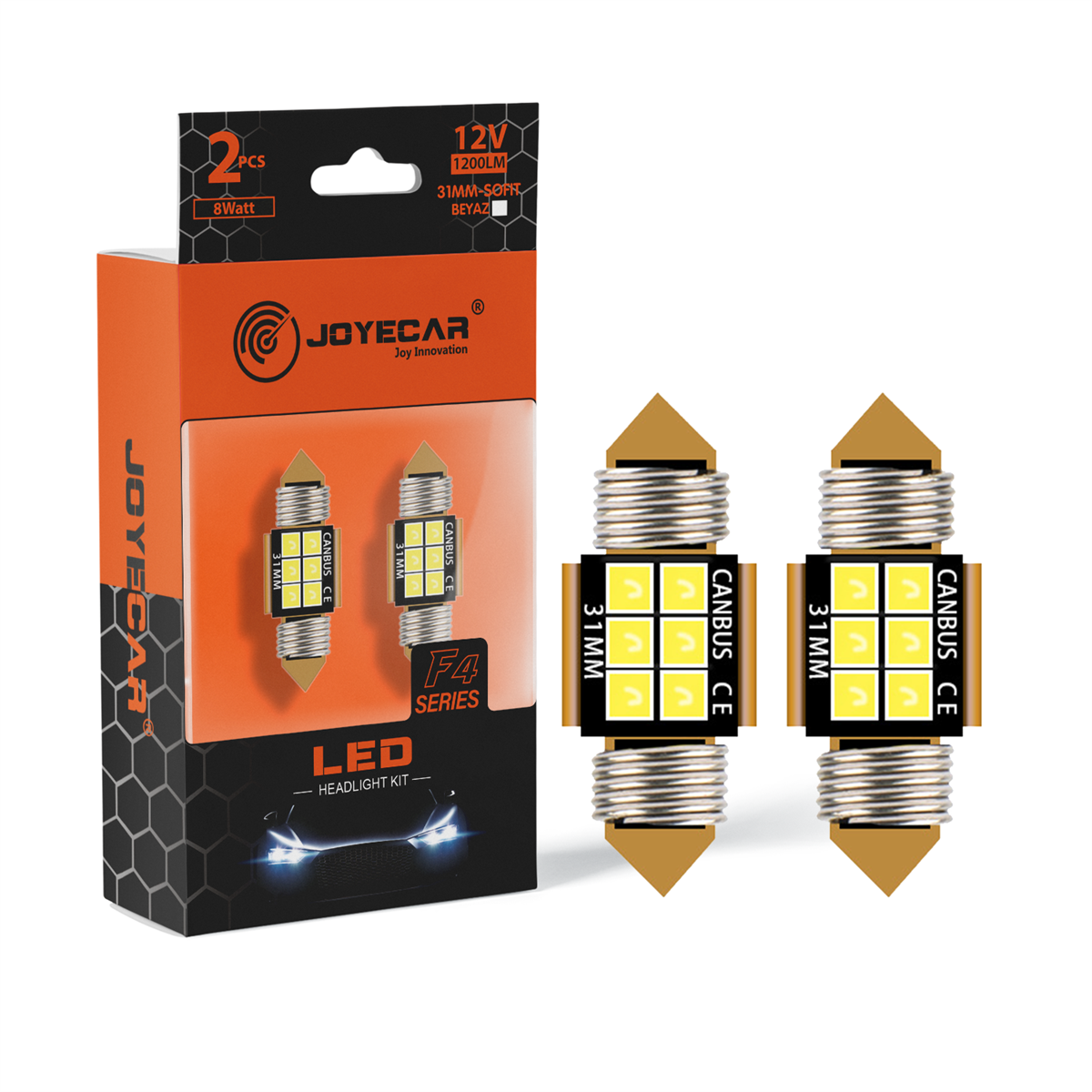 Joyecar F4 C5W Sofit İç Aydınlatma Led Far Ampul | 31mm