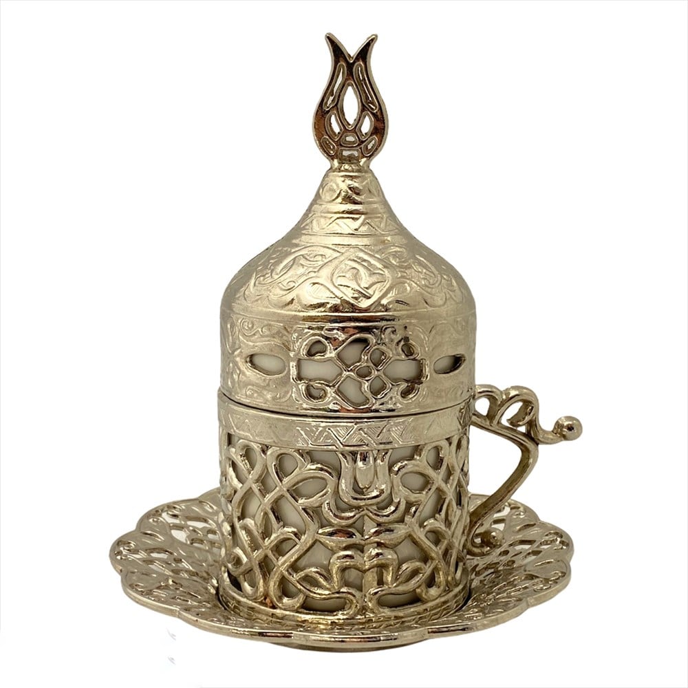 ALTILI KAHVE SETİ - LALE BEYAZ