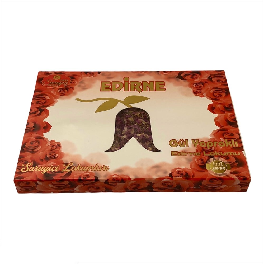 Gül Yapraklı Edirne Lokumu 400 GR