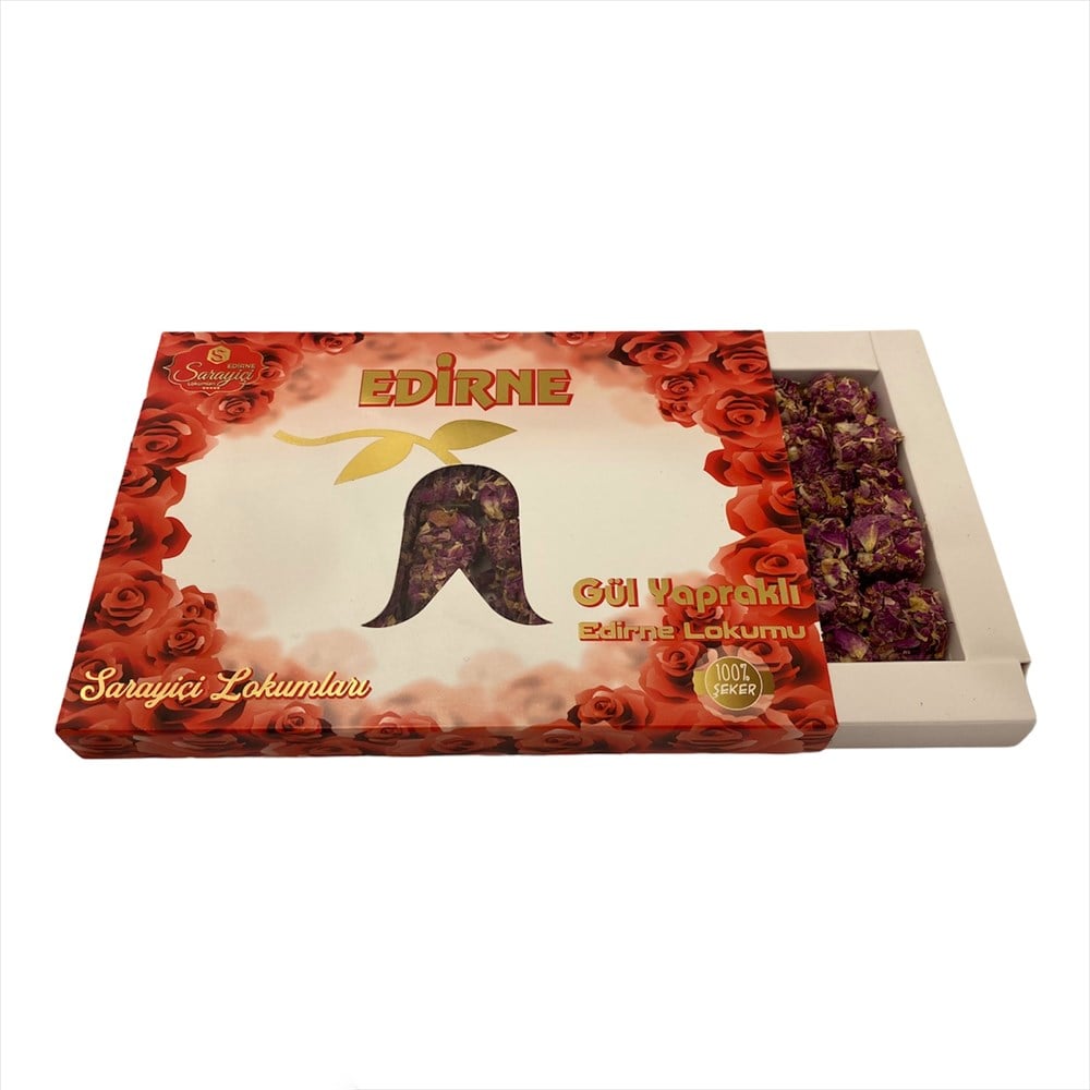 Gül Yapraklı Edirne Lokumu 400 GR