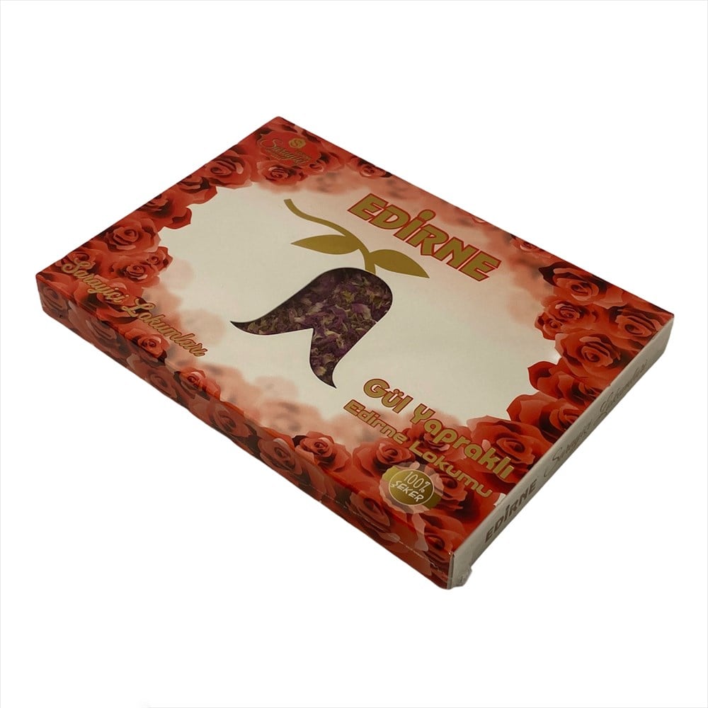 Gül Yapraklı Edirne Lokumu 400 GR