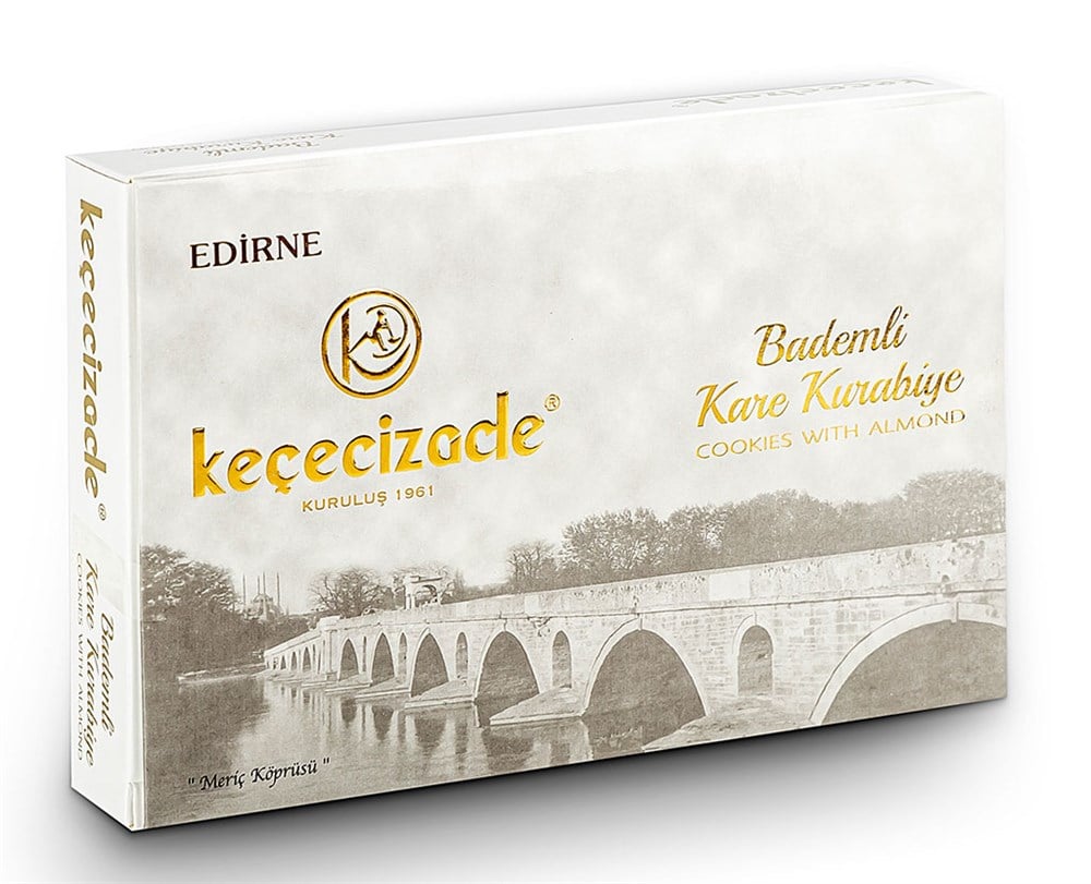 Keçecizade Kare Bademli Kurabiye 450GR
