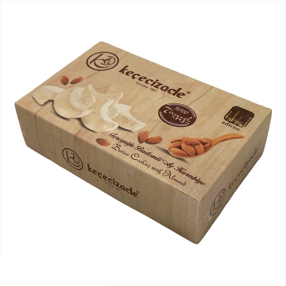 Keçecizade Tereyağlı Bademli Kurabiye (KAVALA Kurabiyesi) 445GR