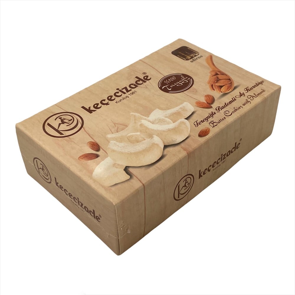 Keçecizade Tereyağlı Bademli Kurabiye (KAVALA Kurabiyesi) 445GR
