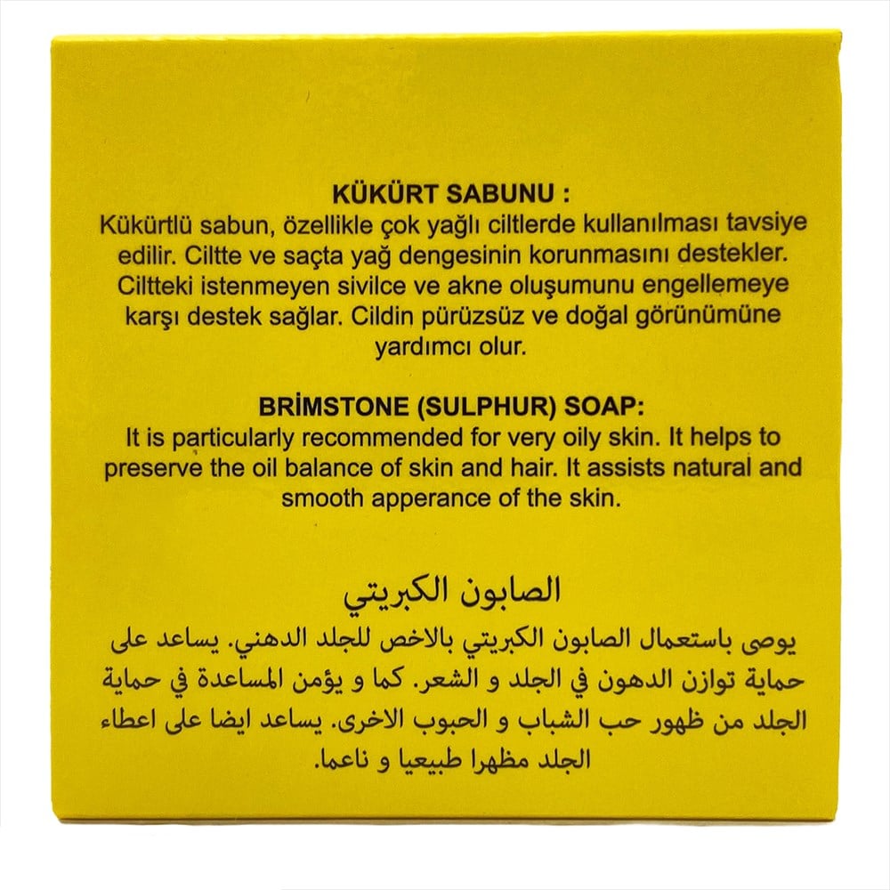 KÜKÜRT SABUNU 150 GR