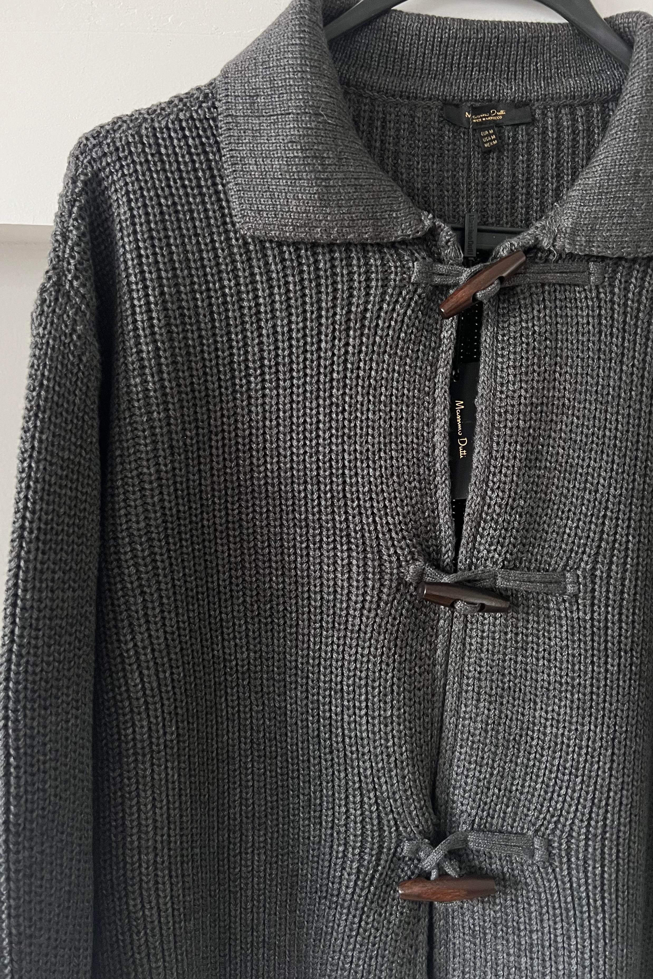Antrasit Boynuz Düğmeli Merserize Hırka uygun fiyatlarda www.butikhola.com adresinde