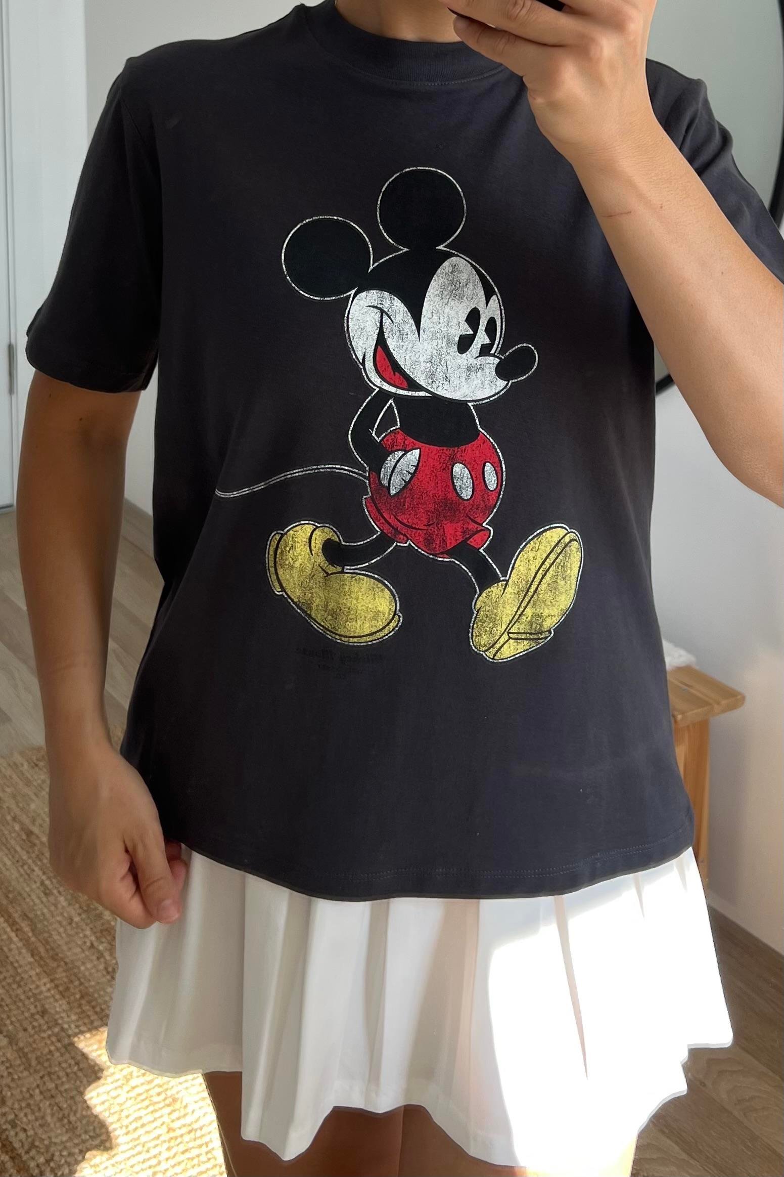 Antrasit Mickey Mouse Tshirt uygun fiyatlarda www.butikhola.com adresinde