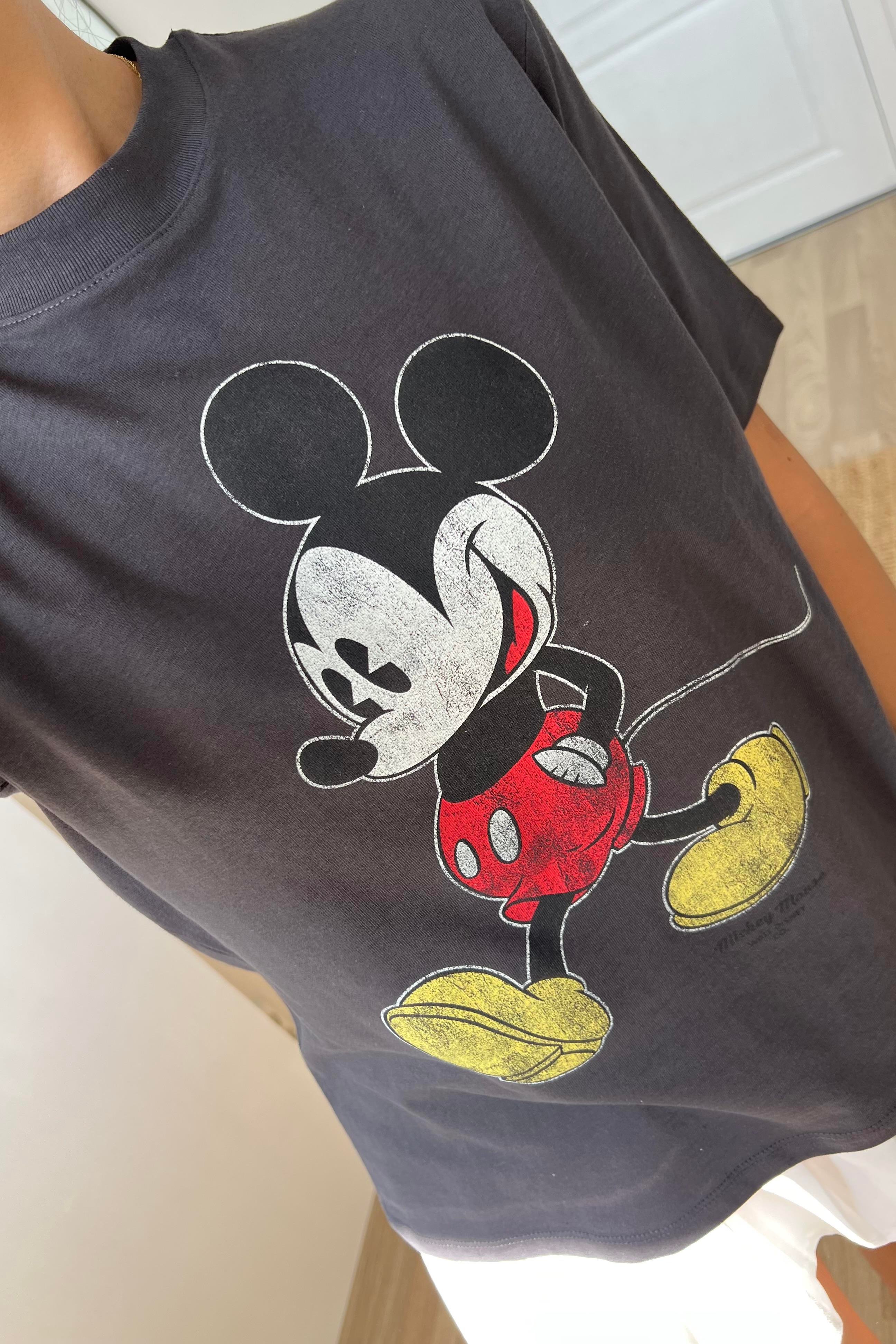 Antrasit Mickey Mouse Tshirt uygun fiyatlarda www.butikhola.com adresinde