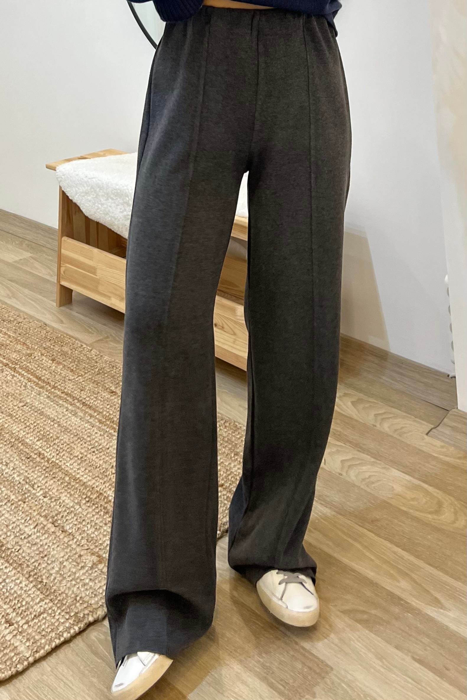 Antrasit Yumuşak Dokulu Fitilli Pantolon uygun fiyatlarda www.butikhola.com adresinde