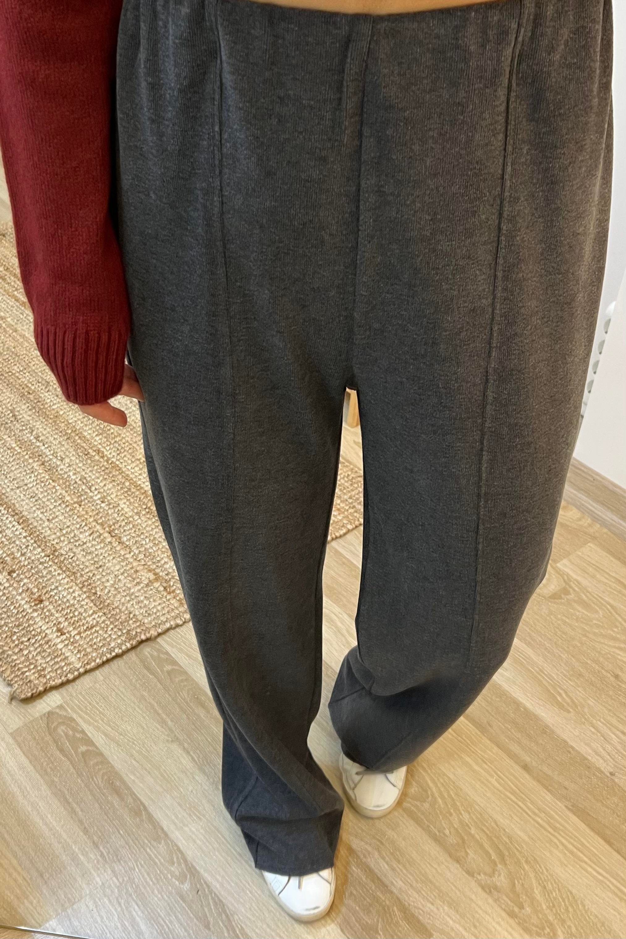 Antrasit Yumuşak Dokulu Fitilli Pantolon uygun fiyatlarda www.butikhola.com adresinde