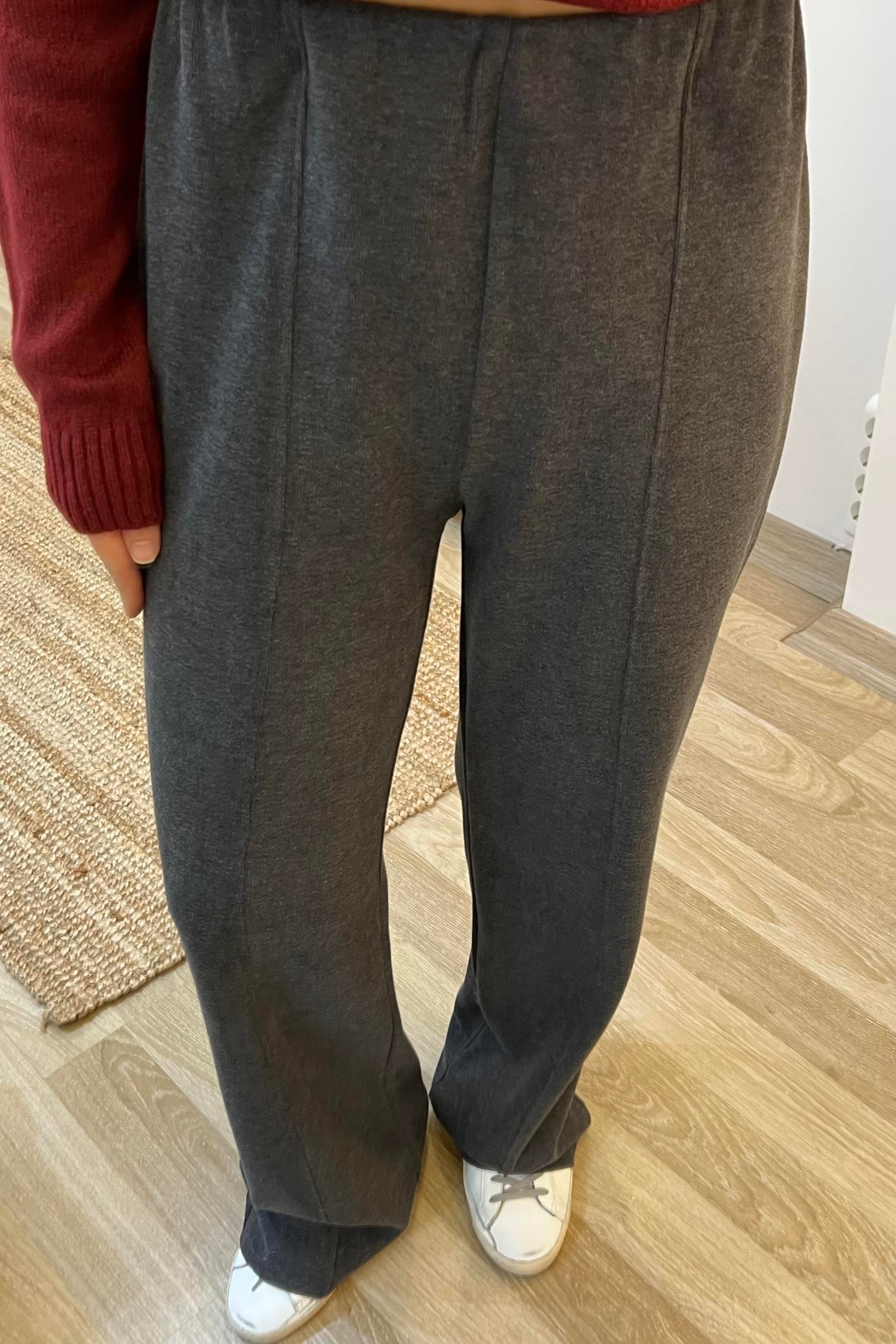 Antrasit Yumuşak Dokulu Fitilli Pantolon uygun fiyatlarda www.butikhola.com adresinde