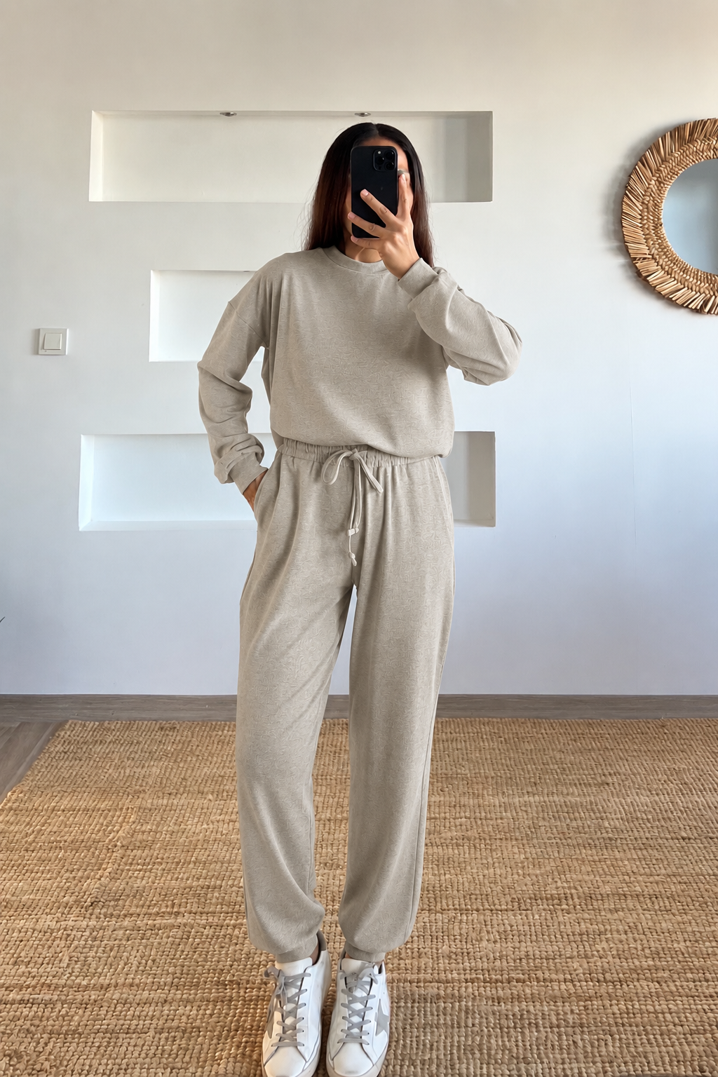 Bej Comfort Eşofman Takımı uygun fiyatlarda www.butikhola.com adresinde