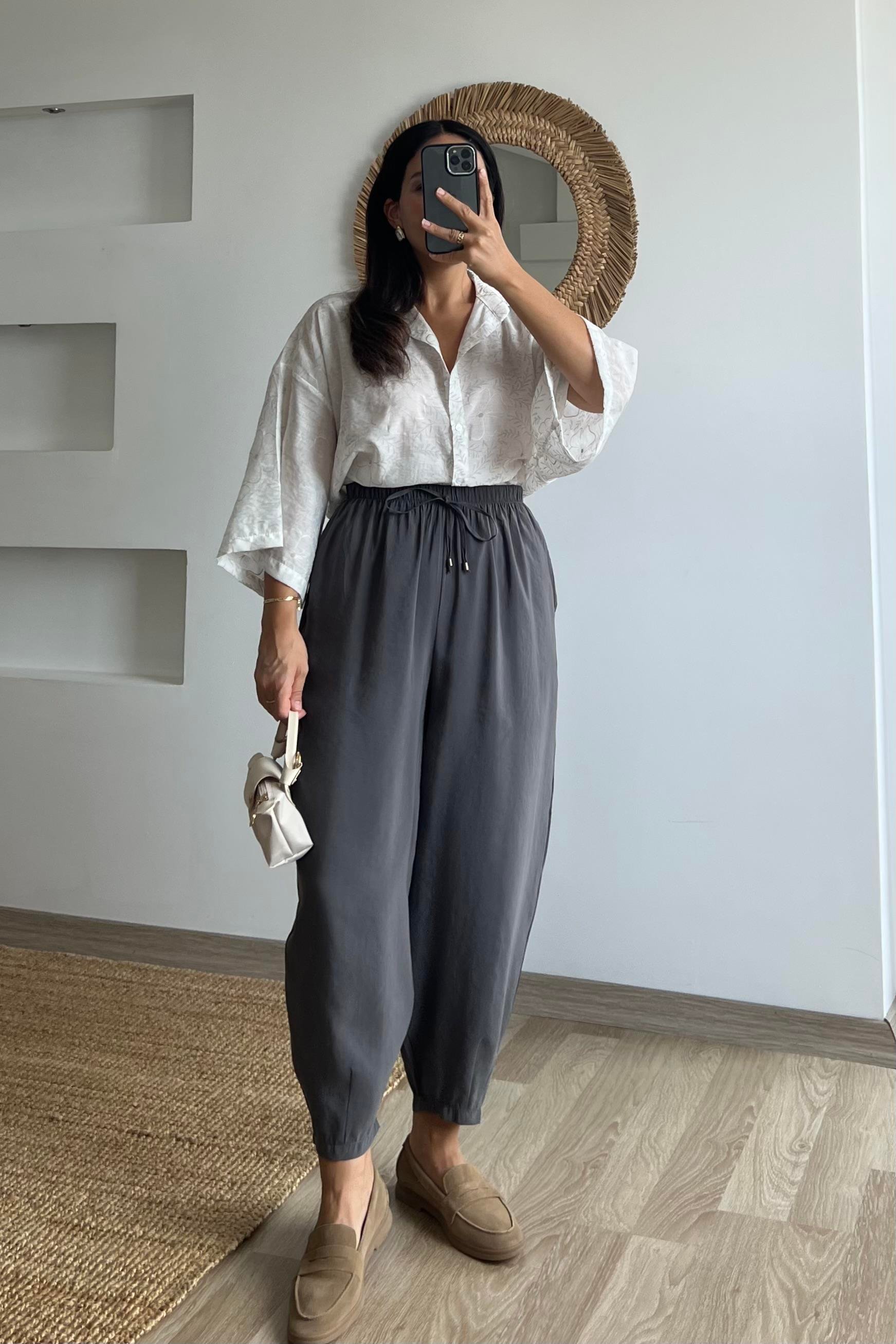 Beyaz Çiçek Desenli Oversize Gömlek uygun fiyatlarda www.butikhola.com adresinde