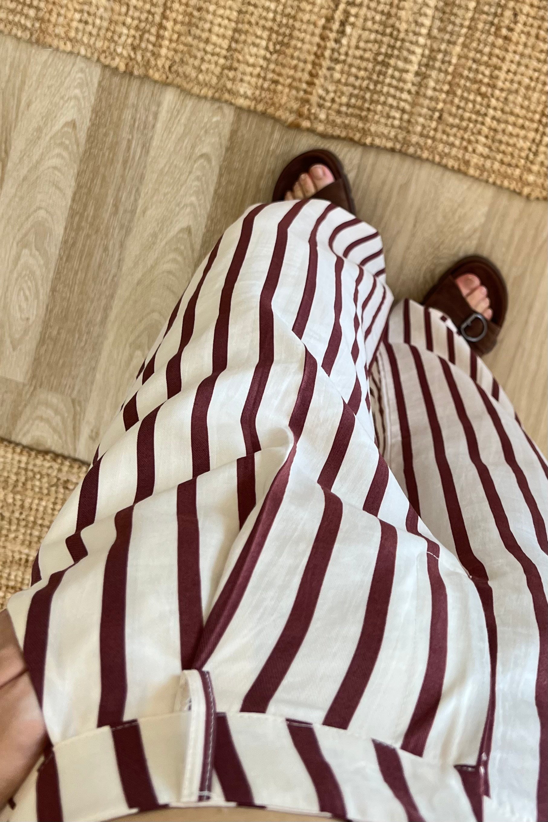 Bordo Çizgili Marin Korse Takım uygun fiyatlarda www.butikhola.com adresinde
