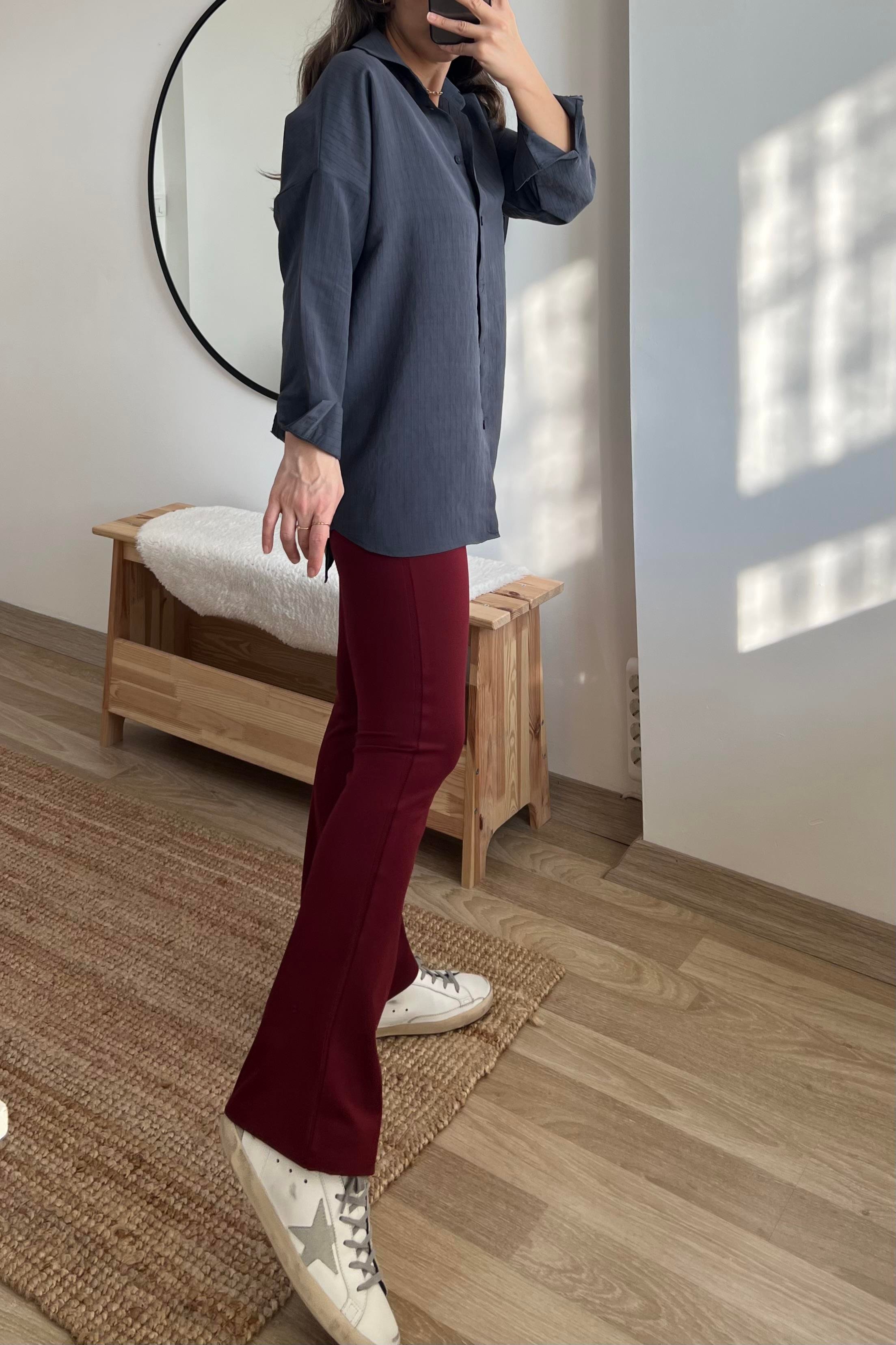 Bordo Flare Oys Tayt uygun fiyatlarda www.butikhola.com adresinde