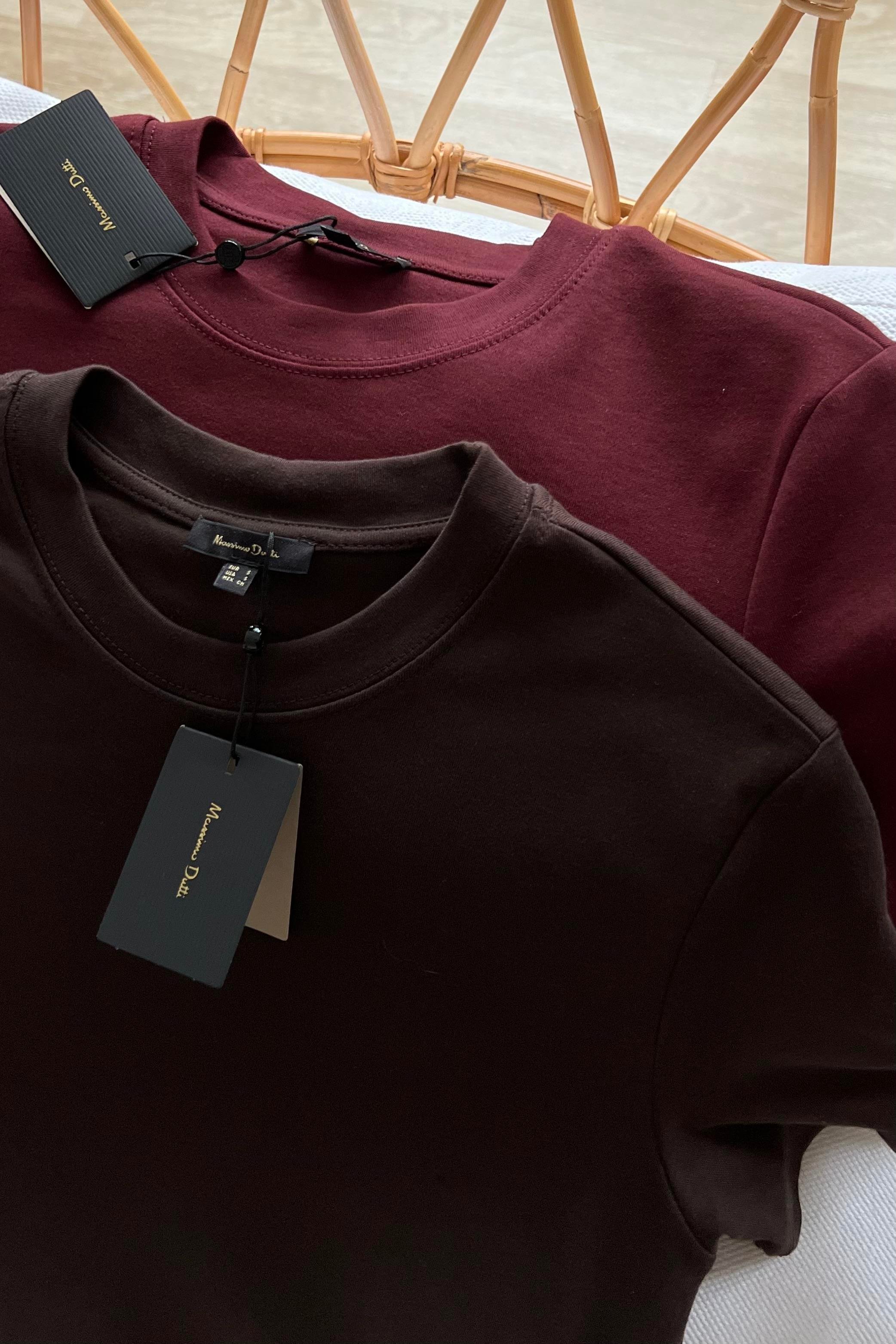 Bordo Organik Pamuklu Basic Tshirt uygun fiyatlarda www.butikhola.com adresinde