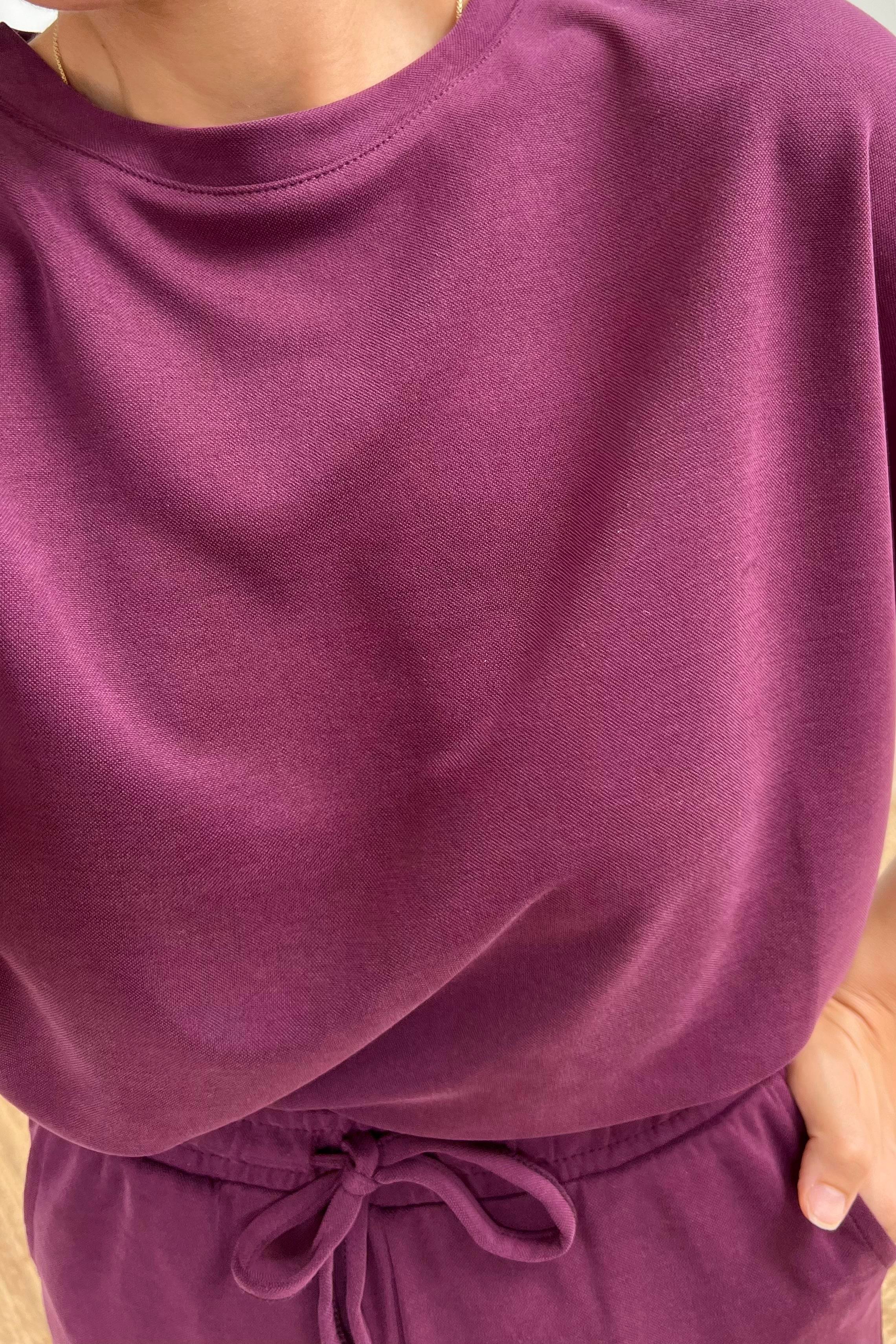 Bordo Oysho Kumaş Modal Tshirt Pantolon Takım uygun fiyatlarda www.butikhola.com adresinde