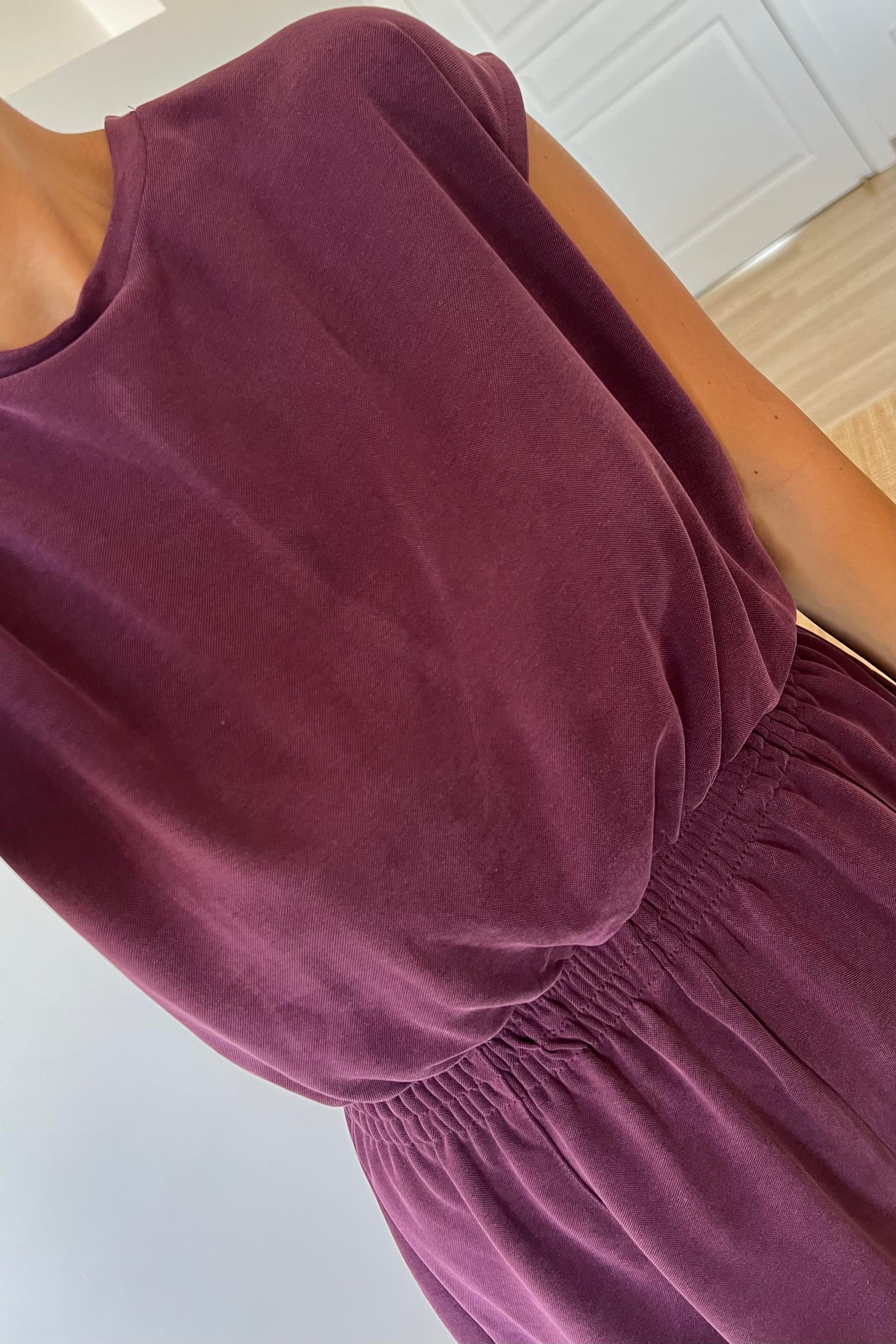 Bordo Oysho Kumaş Modal Tulum uygun fiyatlarda www.butikhola.com adresinde