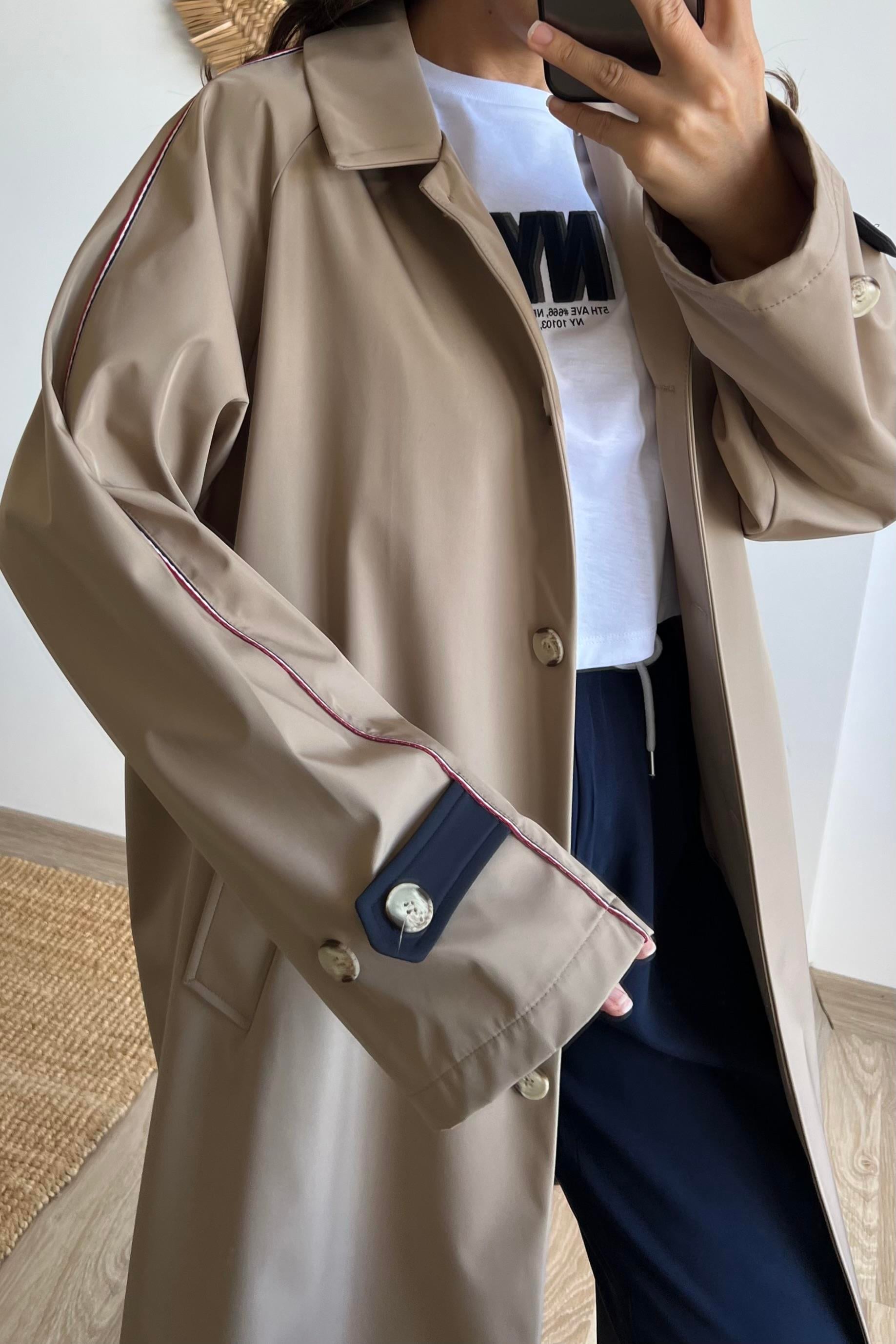 Çıkarılabilir Kapüşonlu Waterproof Trençkot uygun fiyatlarda www.butikhola.com adresinde